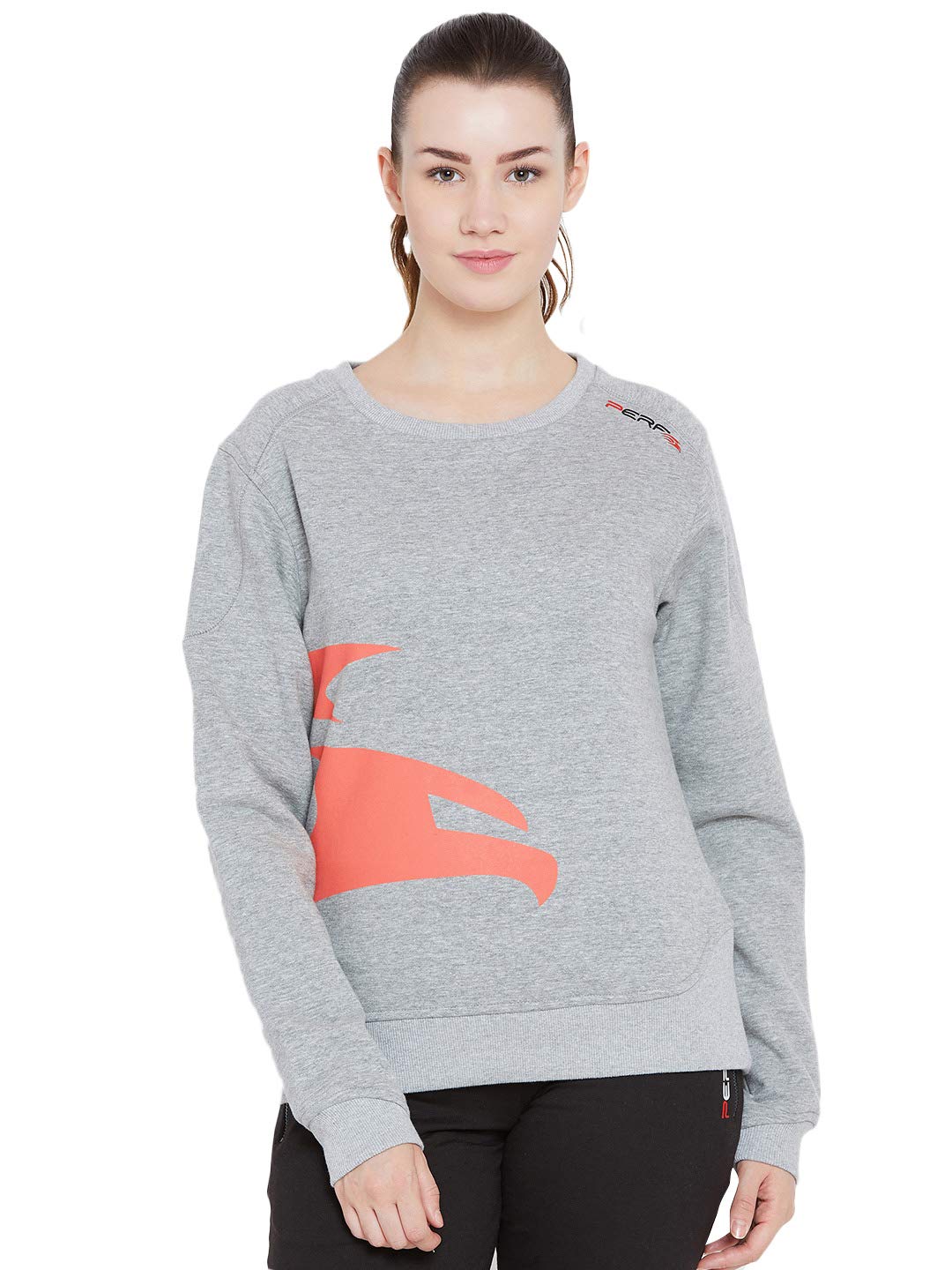 PERF Women's Sweatshirts Light Grey Heather Top