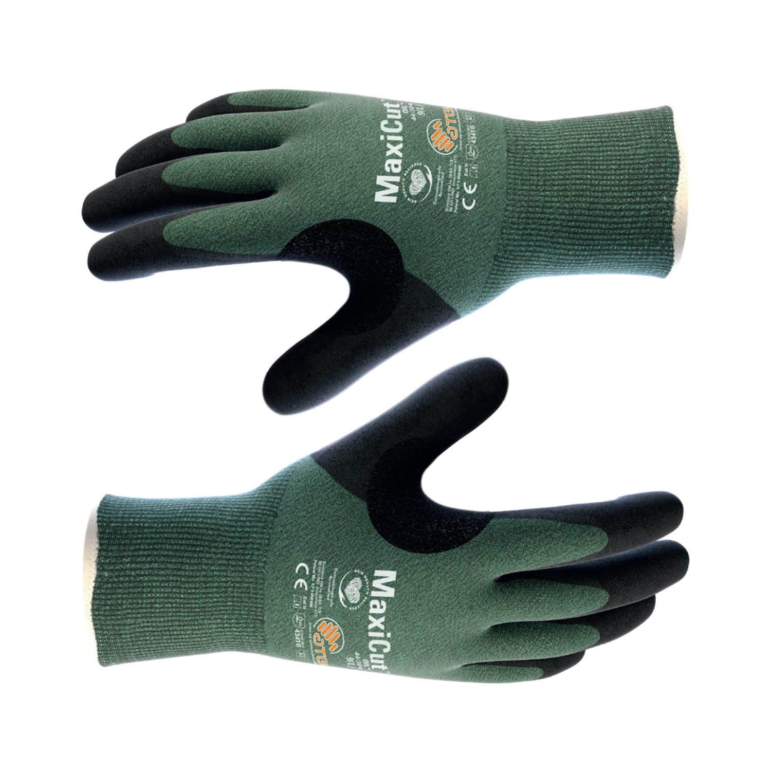 ATG MaxiCut® Oil™ 44-304 - Palm Coated Cut Protection Gloves for Oily and Wet Environments, 24 cm Length -12 PAIR PER BOX