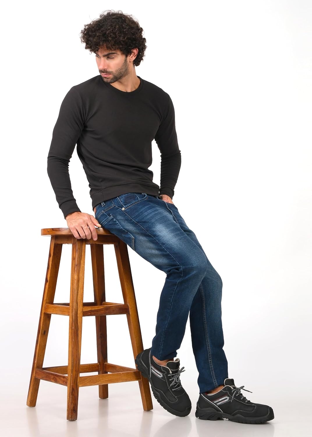 PERF Typhoon Low Ankle Safety Shoes - Water-Repellent Diamond Leather Work Boots, Breathable Lining, Lightweight for Outdoor Performance