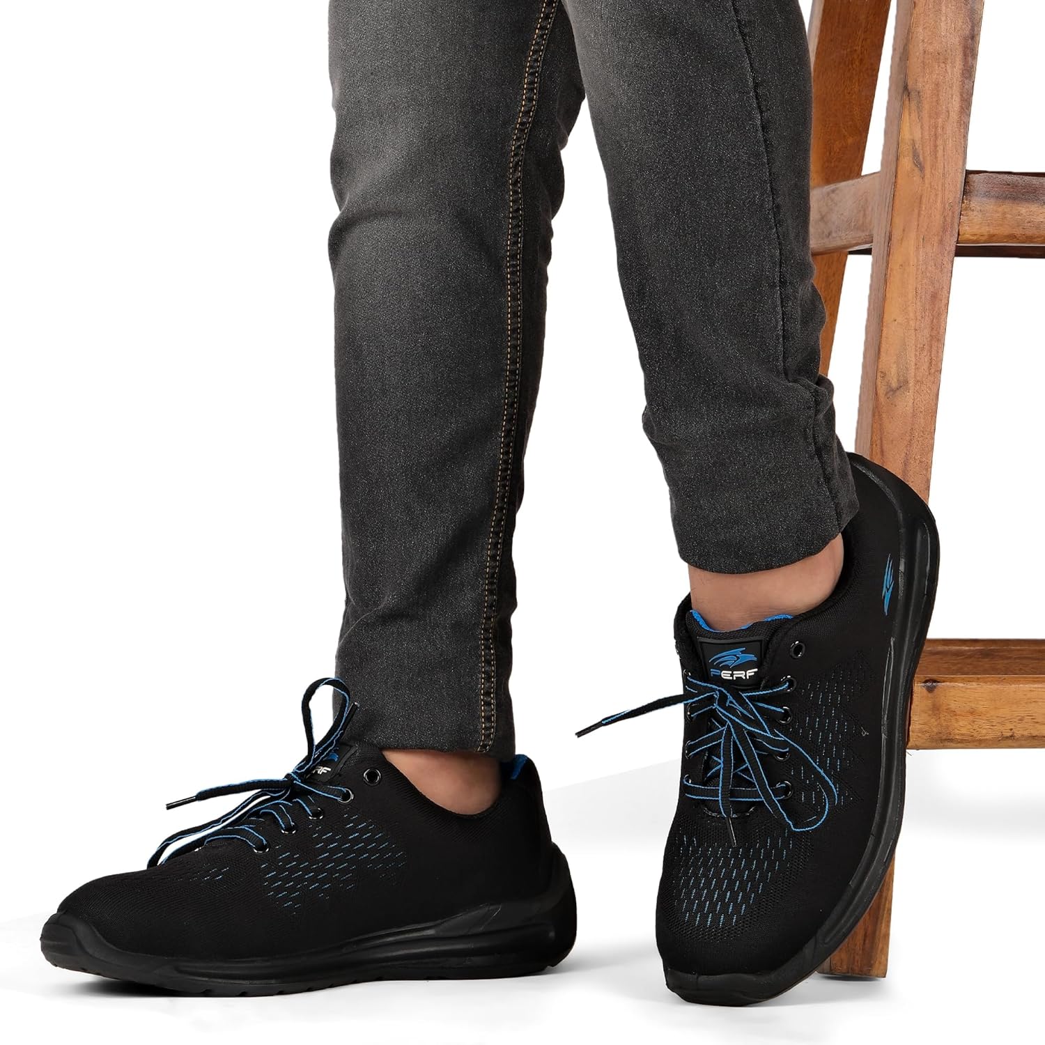 PERF AIR Flow Safety Shoes with Breathable Mesh Upper, Steel Toe Cap, Antistatic Properties, and Fuel Oil-Resistant Sole