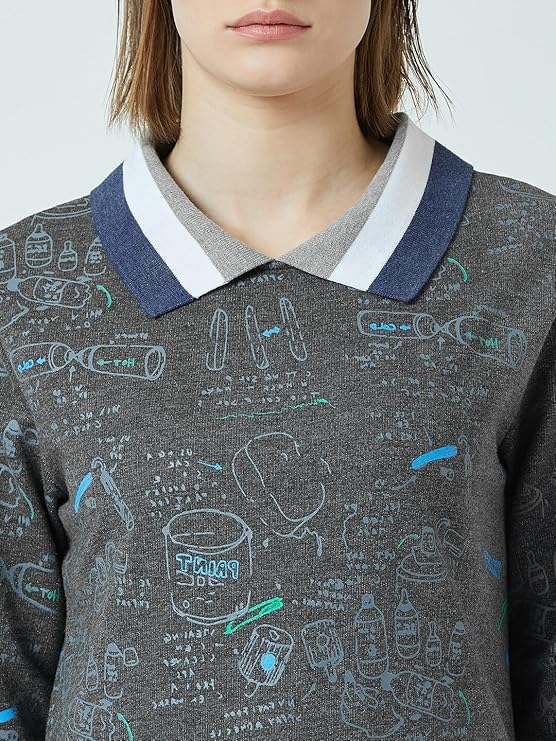 PERF Women's Polo T-Shirt, Full Sleeve, Collar Neck, Regular Fit, Casual wear Comfortable, Women's Top