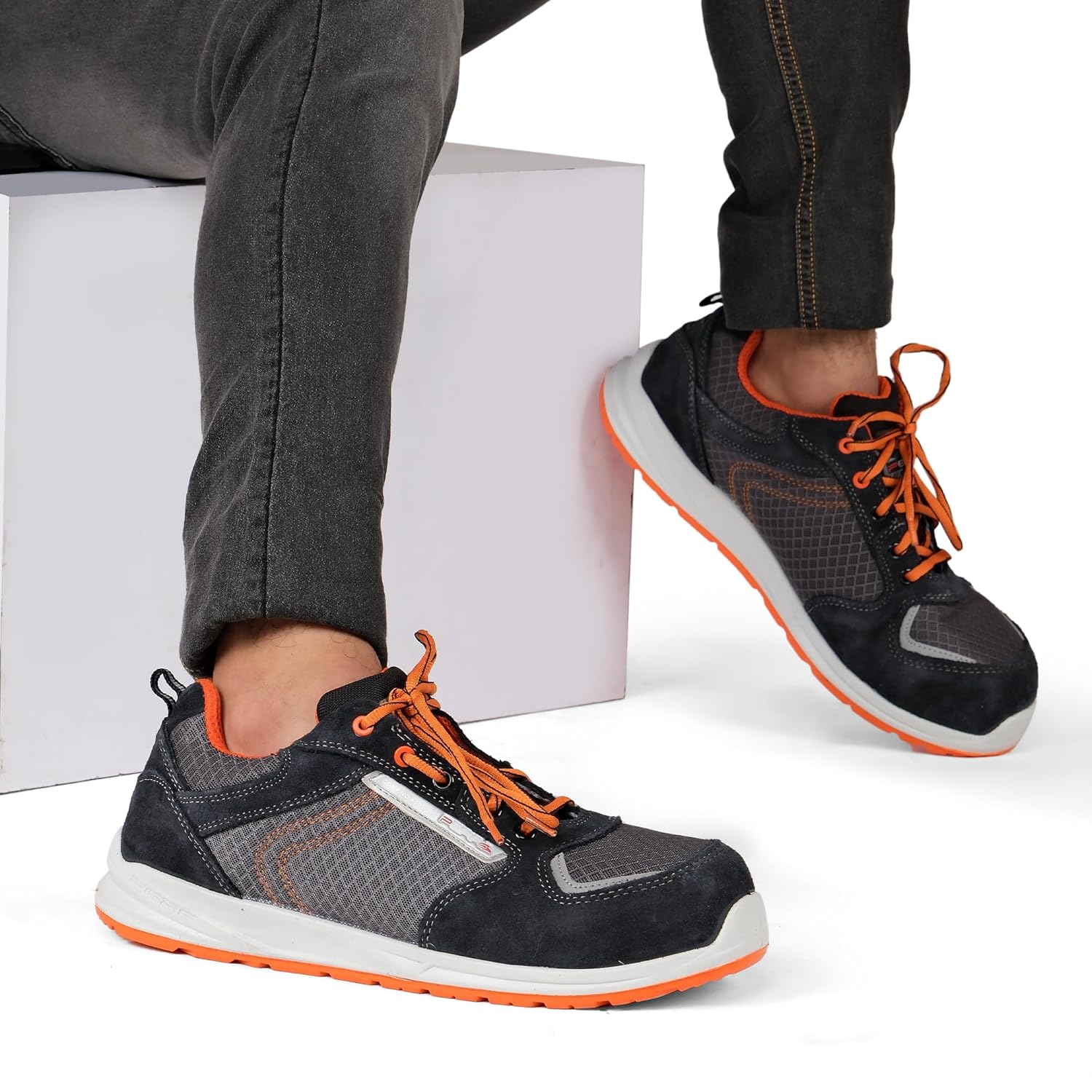 PERF Dragon Outdoor Performance Safety Shoes - Premium Hiking & Trail Running Footwear with Breathable Mesh, Durable Outsole, and Superior Grip