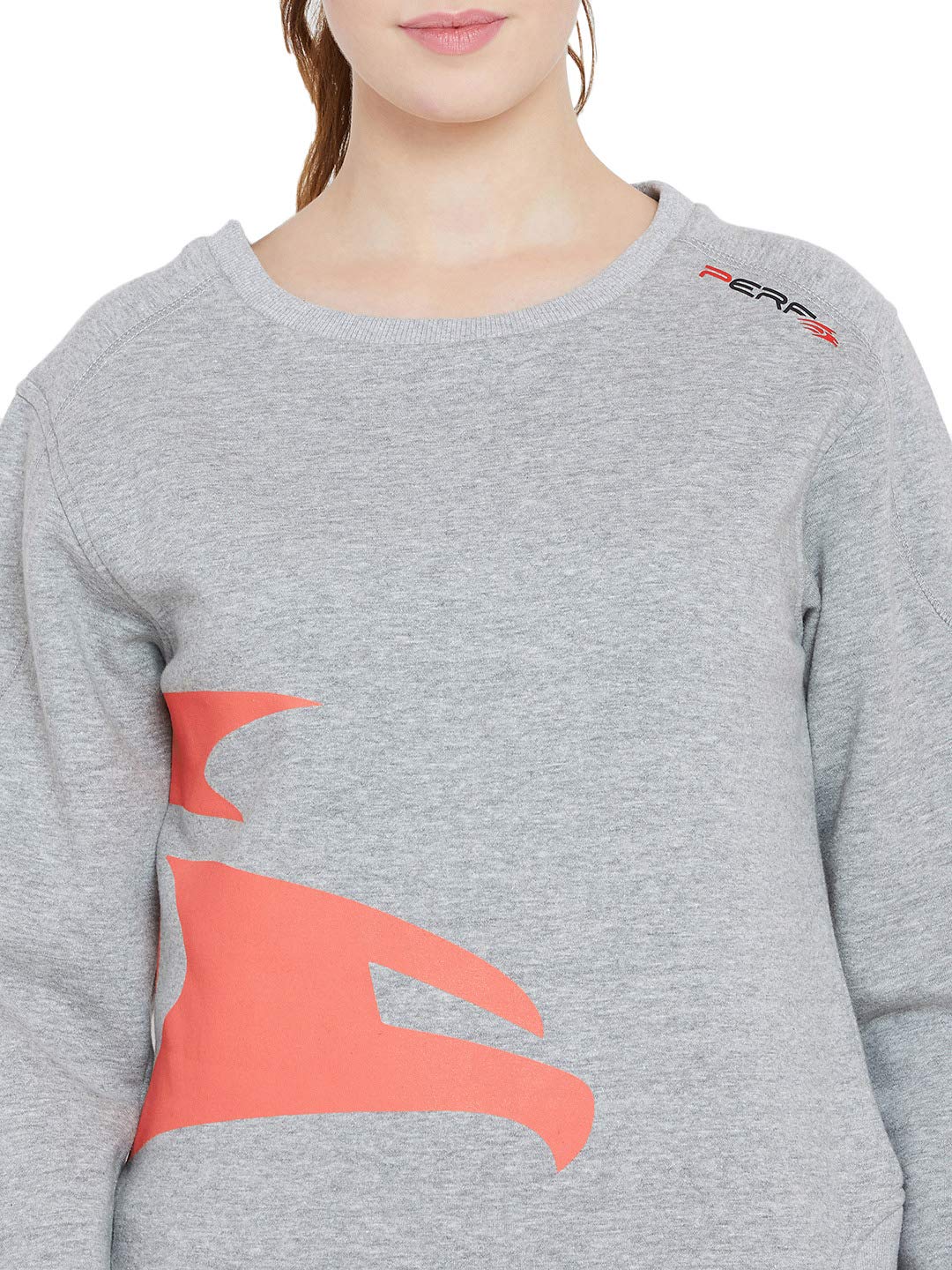 PERF Women's Sweatshirts Light Grey Heather Top