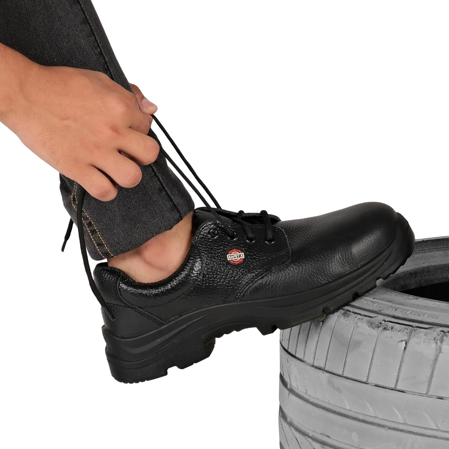 PERF Rapid Safety Shoes - Lightweight Work Footwear with Steel Toe Cap, Anti-Slip Sole, and Breathable Lining for Construction & Industrial Use