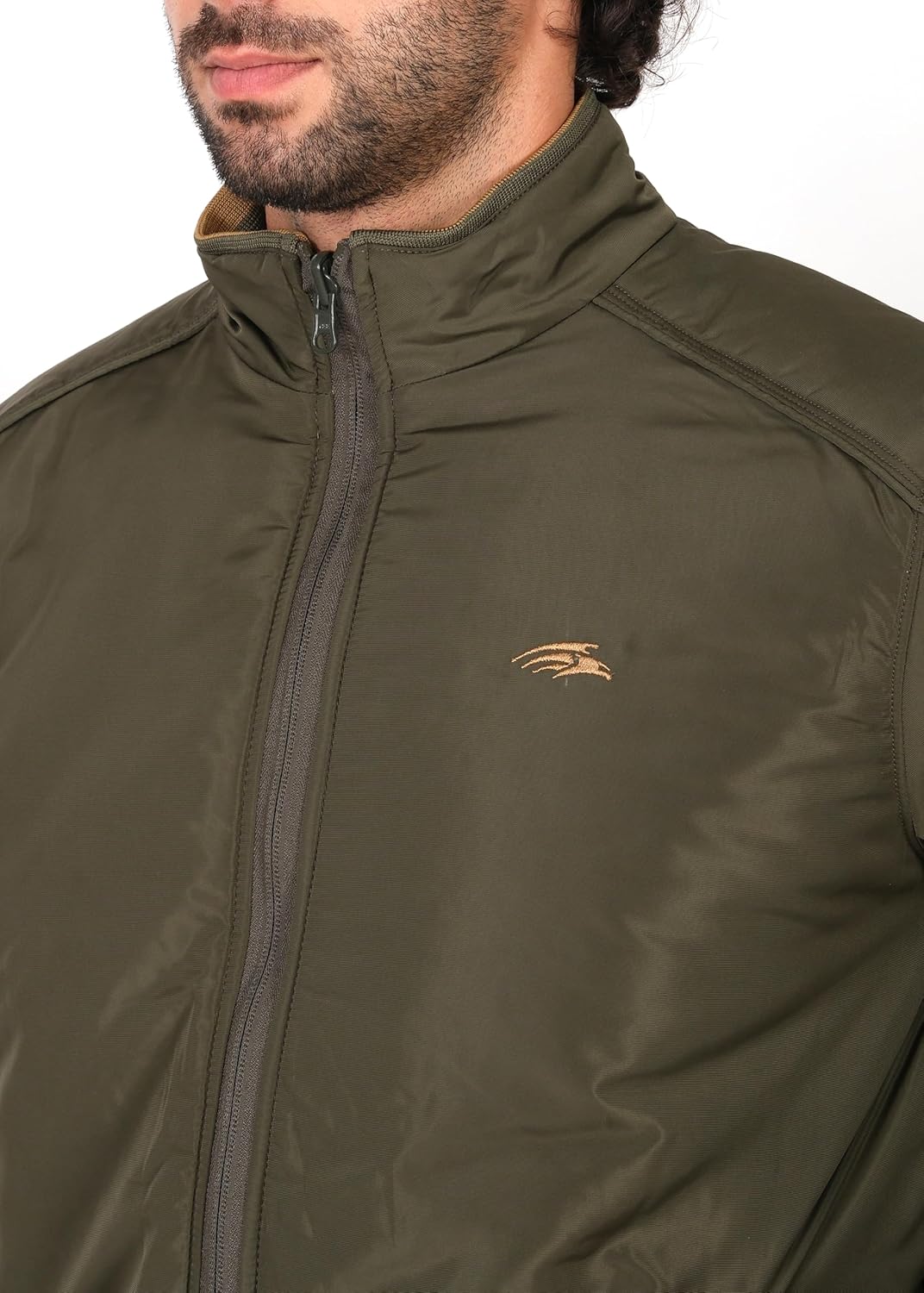 PERF Reversible Jacket - Olive & Khaki, Stylish Look, Side Pockets, Polyester, Versatile Outerwear