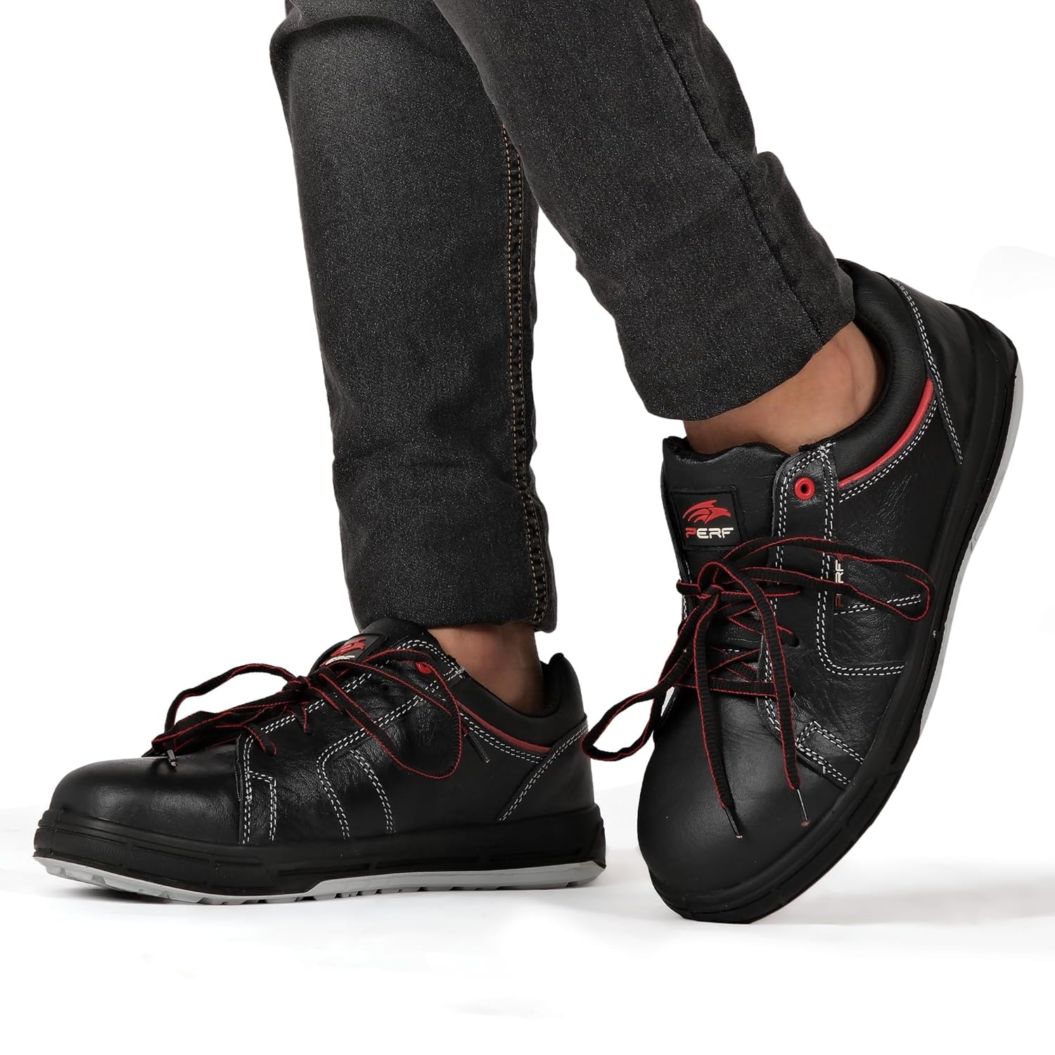 PERF Hercules Safety Shoe Outdoor Work Footwear with Superior Traction and Durability