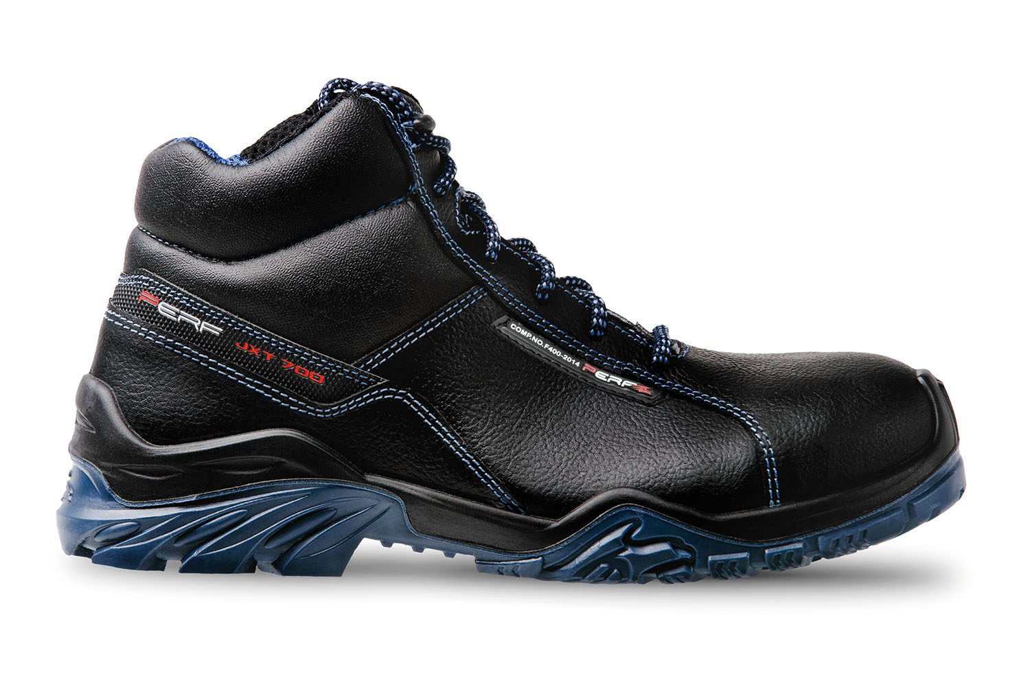 PERF Tornado High Men’s PU Double density High Ankle Safety Shoes.