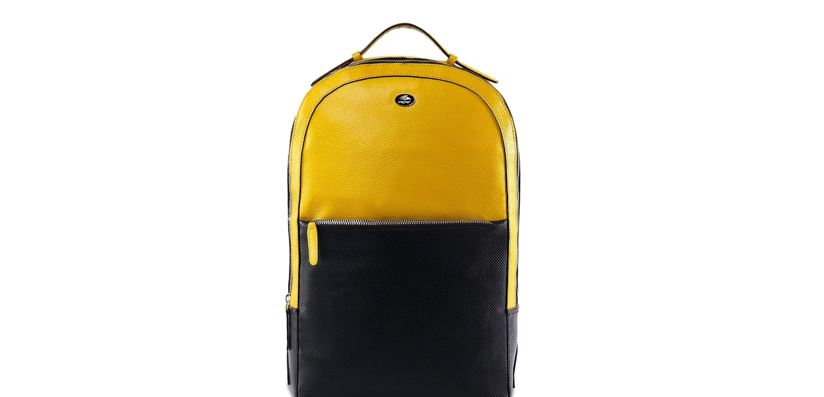 perf leather backpack