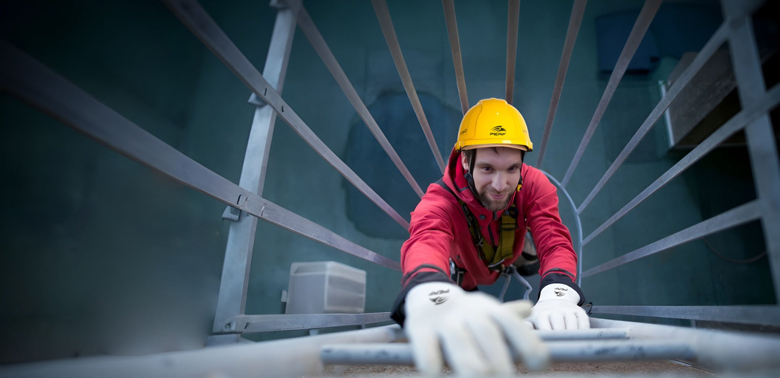 Safety helmet by perf