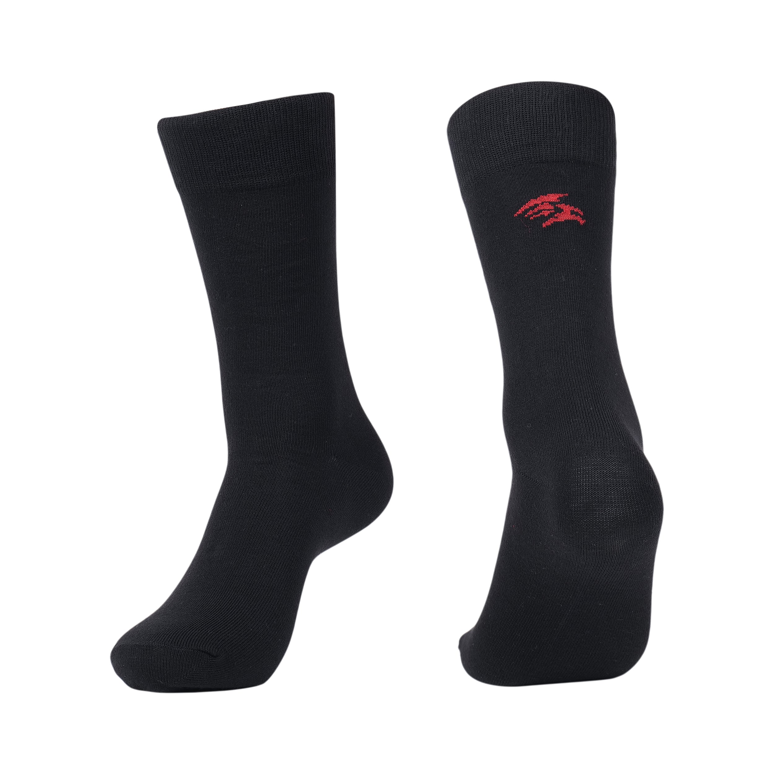 PERF Full-Length Socks | Breathable Fabric | Stretch Comfort | Reinforced Welt | Long-Lasting Wear | Ideal for Work & Daily Use (Pack of 3)