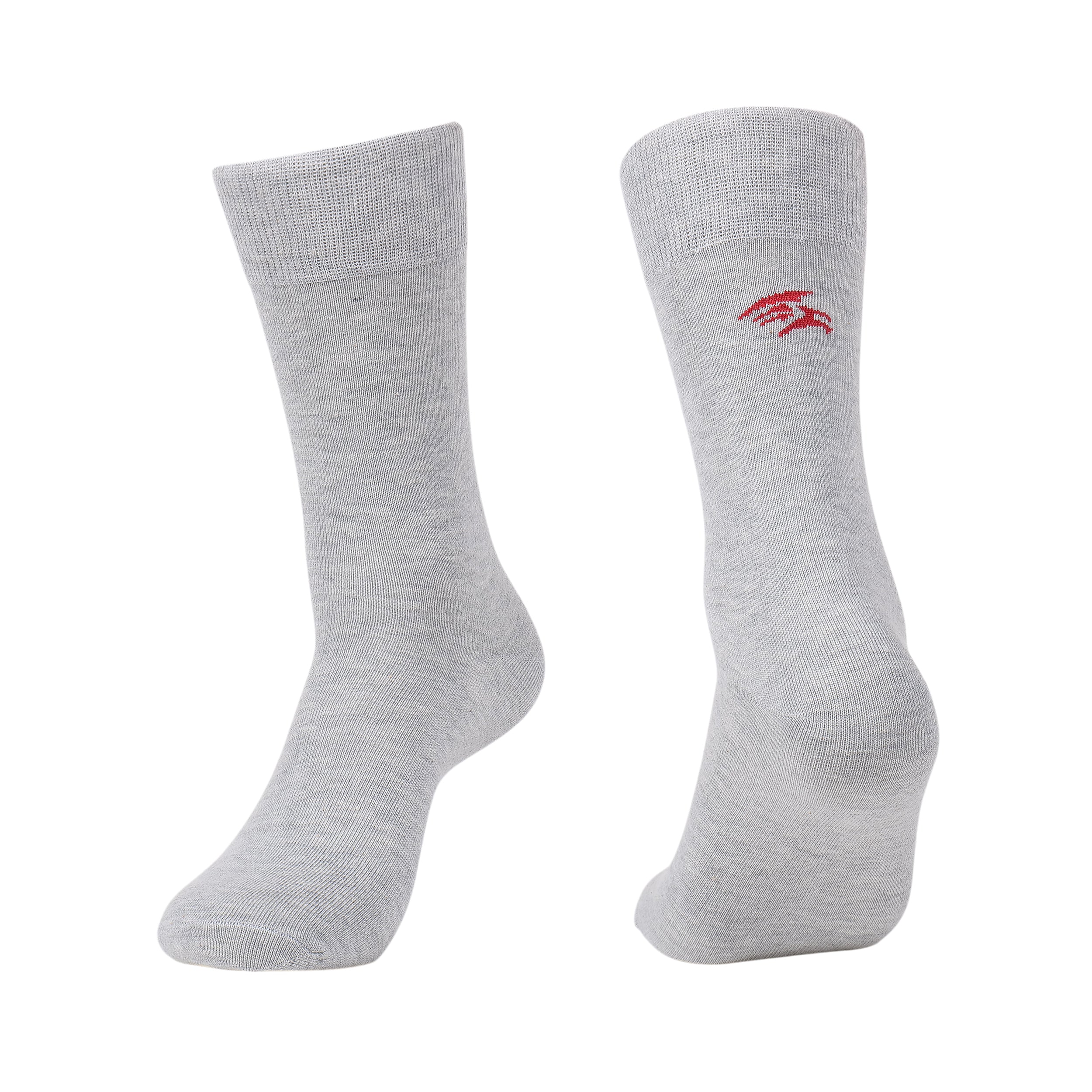 PERF Full-Length Socks | Breathable Fabric | Stretch Comfort | Reinforced Welt | Long-Lasting Wear | Ideal for Work & Daily Use (Pack Of 3 Multi color))