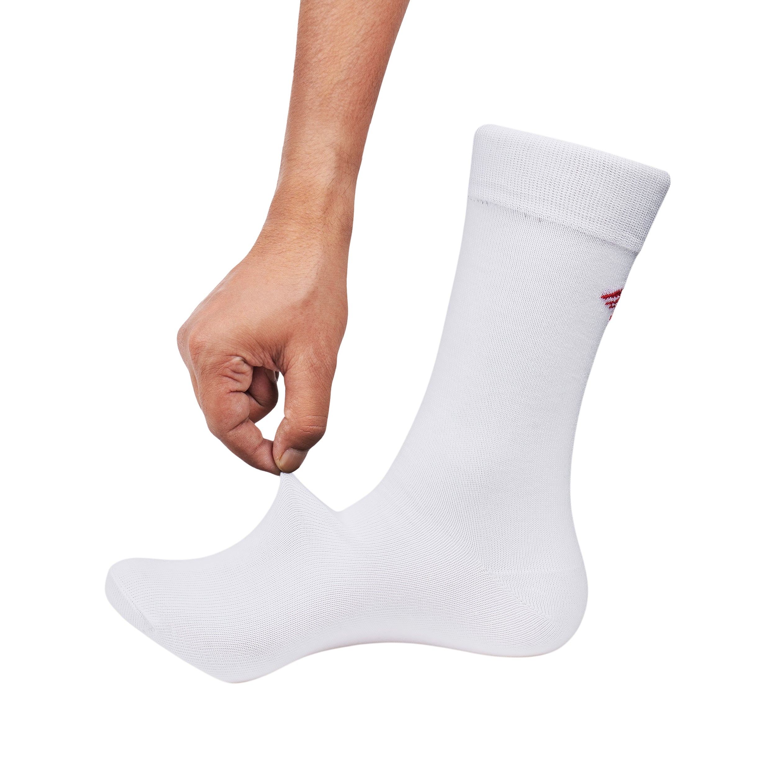 PERF Full-Length Socks | Breathable Fabric | Stretch Comfort | Reinforced Welt | Long-Lasting Wear | Ideal for Work & Daily Use (Pack Of 3)