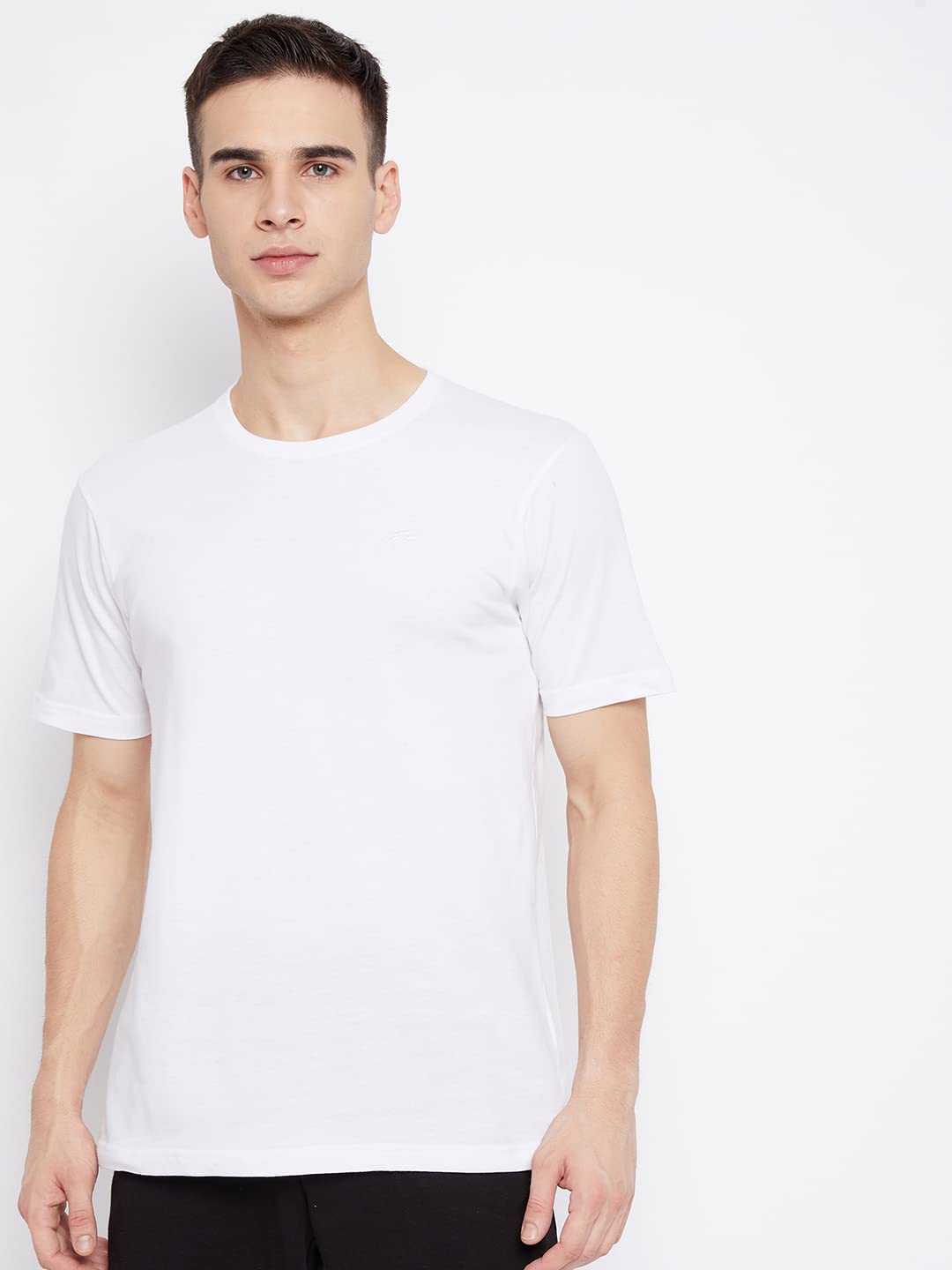 Perf Men's Basic Core Cotton Tee with Ultra-Soft Feel for More Comfort