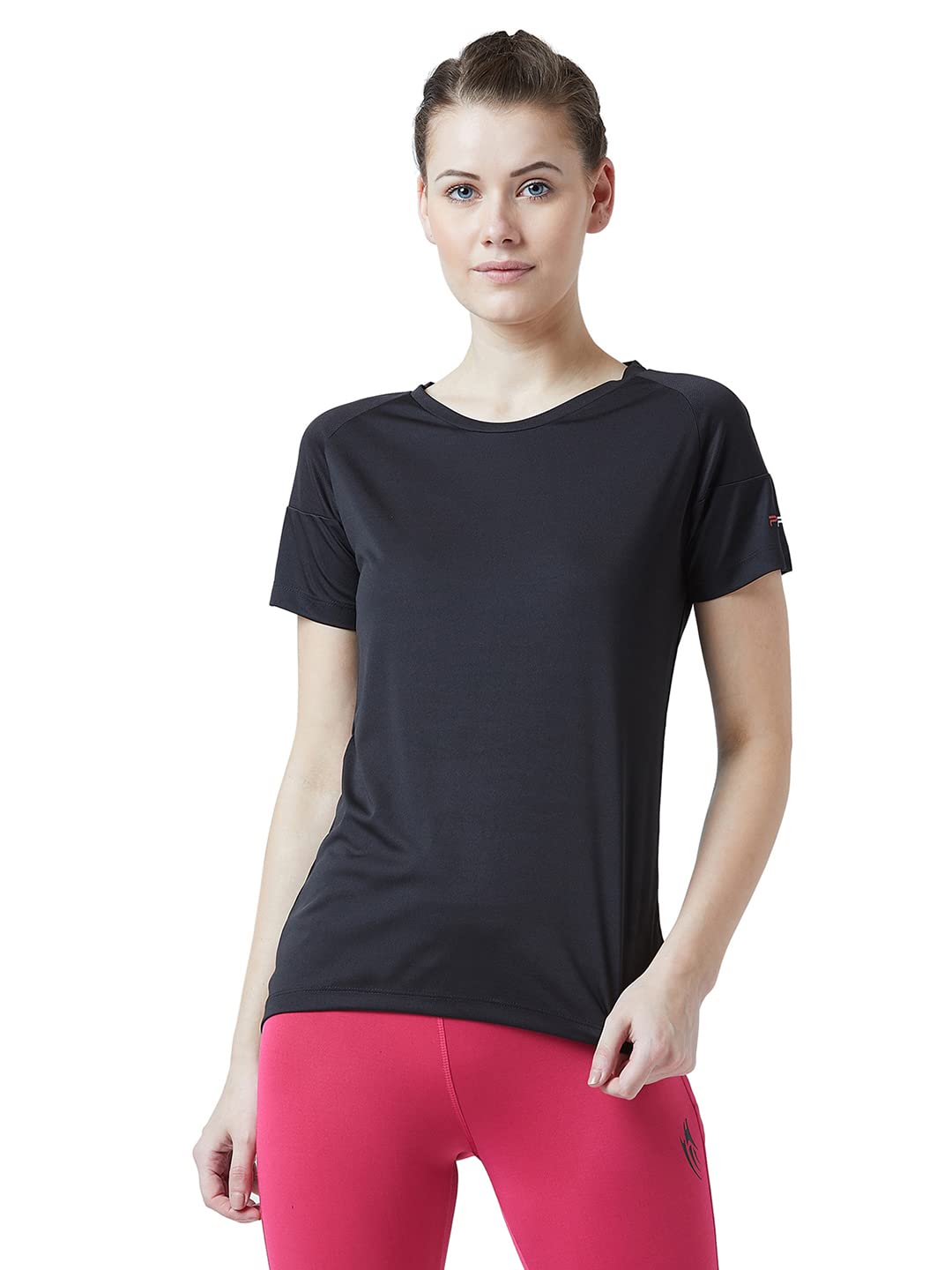 PERF Regular Fit Half Sleeve T-Shirt for Women (PWTFW17027)