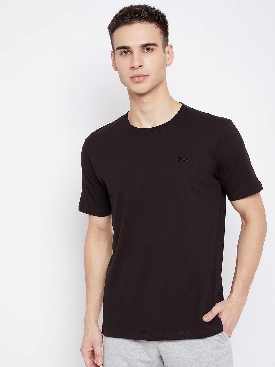 Perf Men's Basic Core Cotton Tee with Ultra-Soft Feel for More Comfort