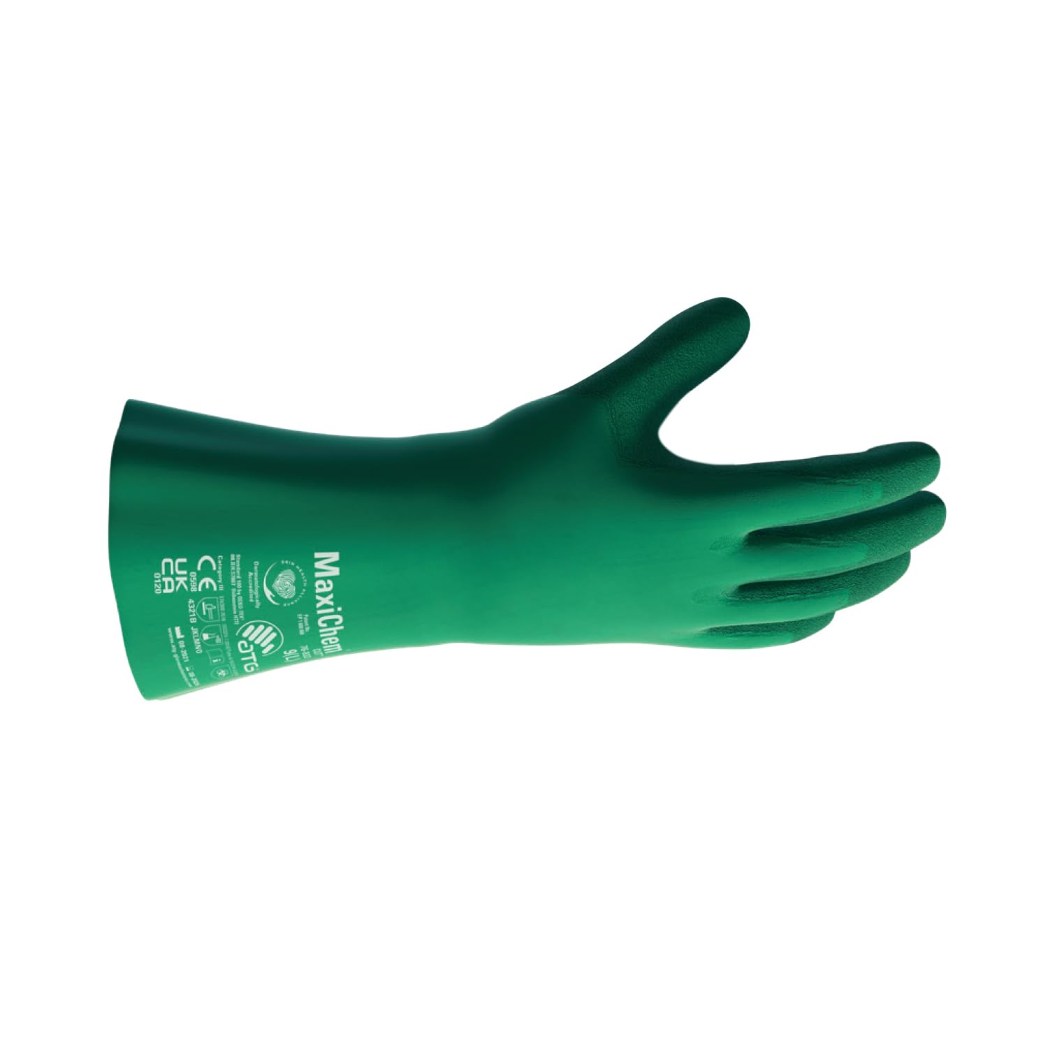 ATG MaxiChem® Cut™ with TRItech™ 76-833 - Liquid Proof, Cut Resistant Gauntlet Gloves (35 cm) -12 PAIR PER BOX