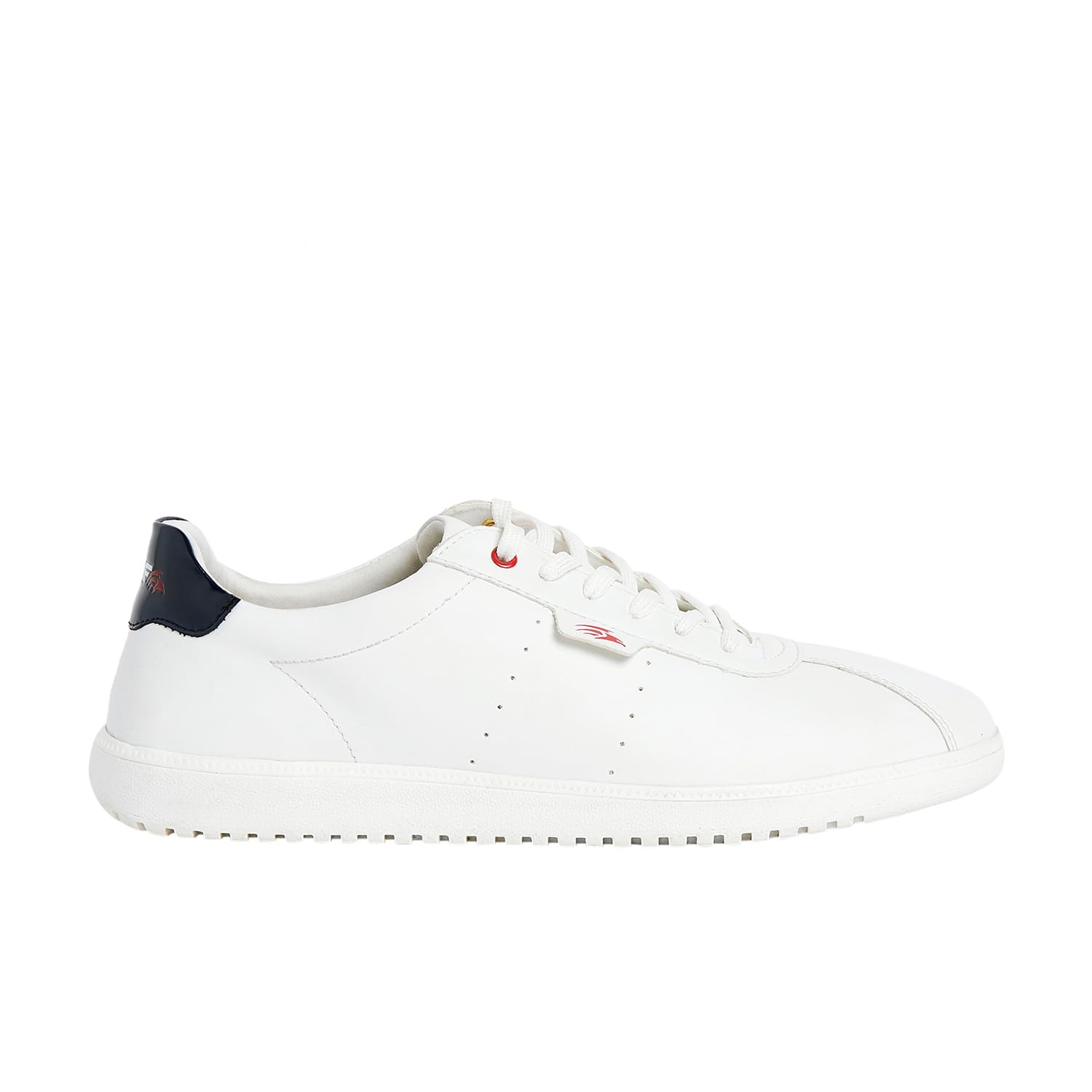 PERF Men's White Sneakers - Stylish & Trendy Casual Shoes, PU Upper, TPR Sole, Super Comfortable, Lightweight Fashion Sneakers