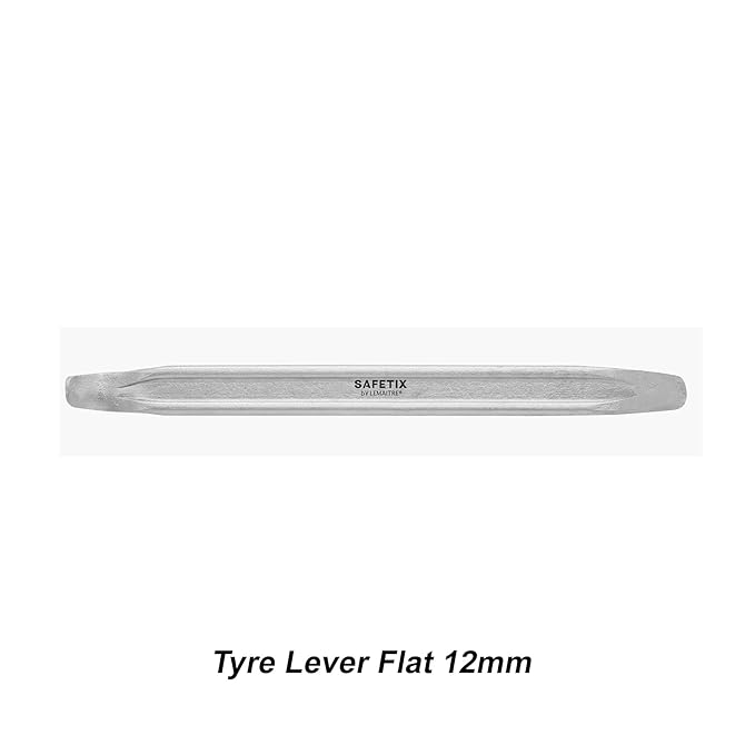 PERF Tyre Lever Flat (STL-10) - 12mm | High-Quality Alloy Steel, Chrome Plated Finish, Heat Treated for Durability