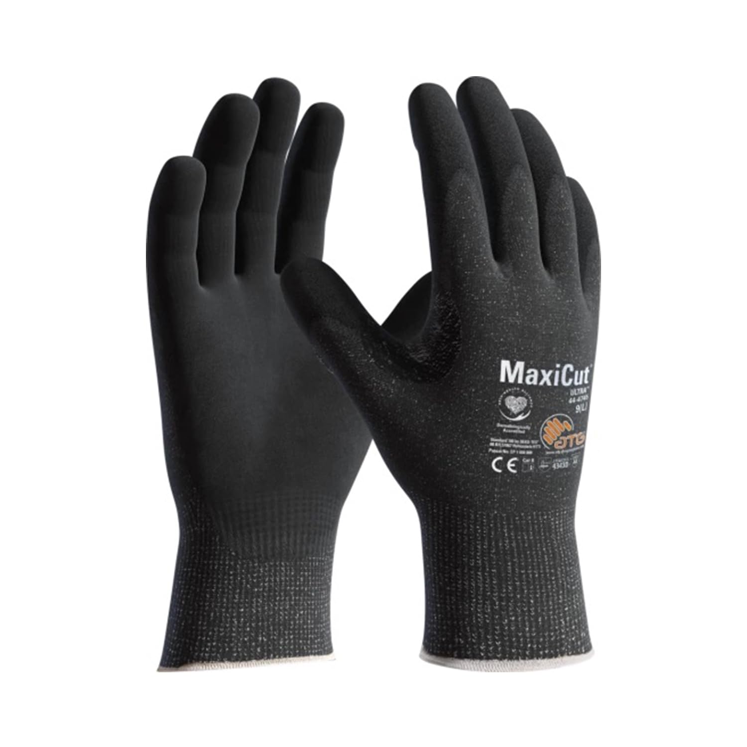 ATG MaxiCut® Ultra™ 44-4745D Cut Protection Gloves - Palm Coated, Touchscreen Compatible, Silicone-Free, Durable and Comfortable Gloves for Dry Environments -12 PAIR PER BOX
