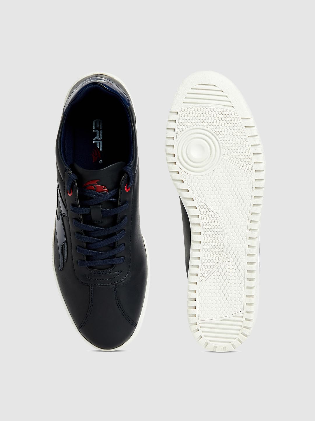 PERF Men’s Black Sneakers - Stylish & Trendy Casual Shoes, PU Upper, TPR Sole, Super Comfortable Cushion Insole, Lightweight Walking Shoes