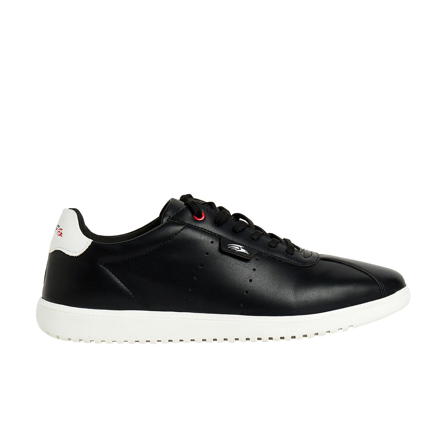 PERF Men's White Sneakers - Stylish & Trendy Casual Shoes, PU Upper, TPR Sole, Super Comfortable, Lightweight Fashion Sneakers