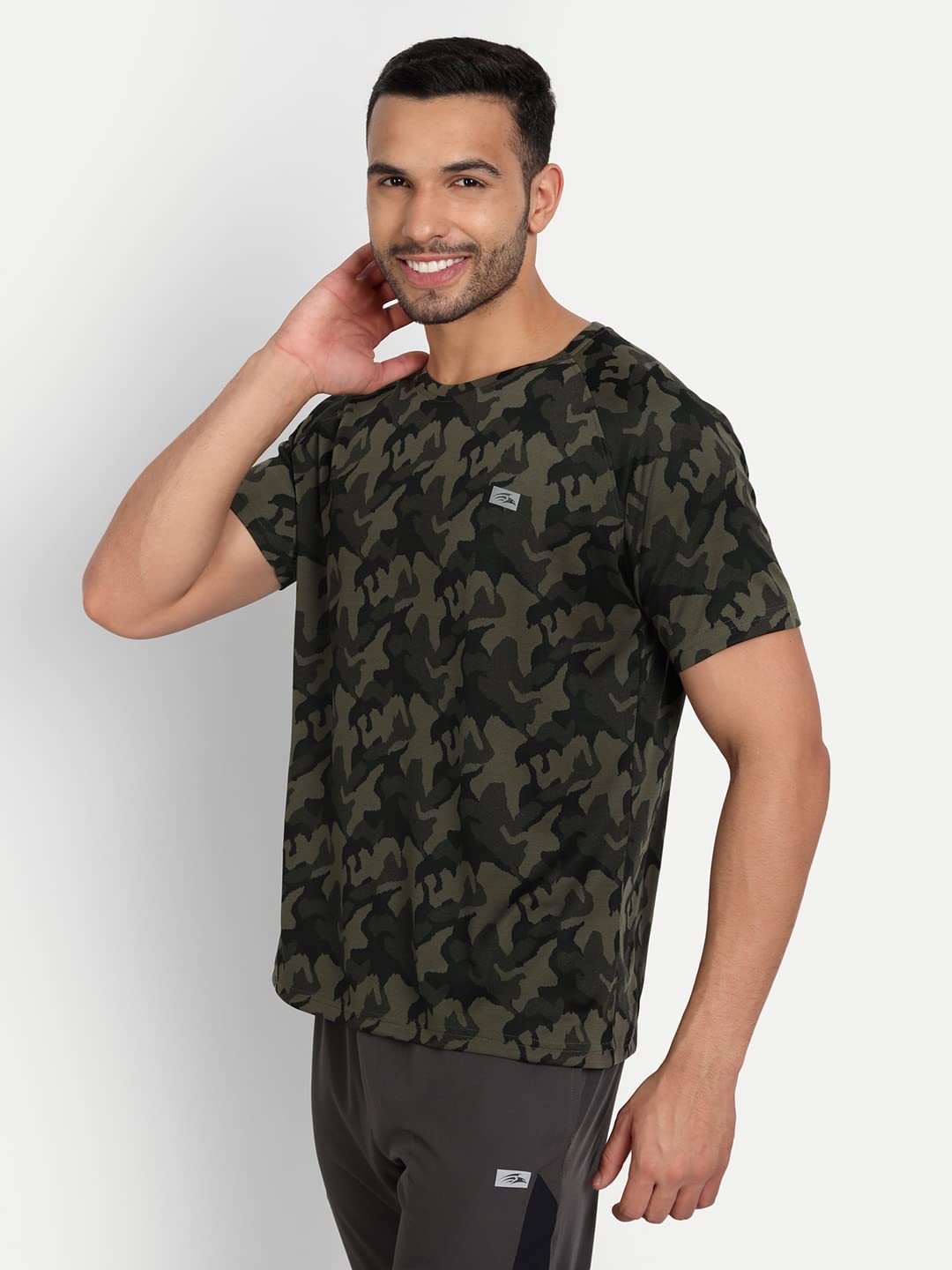 PERF Regular Fit Half Sleeve T-Shirt for Men (PMATES22052)
