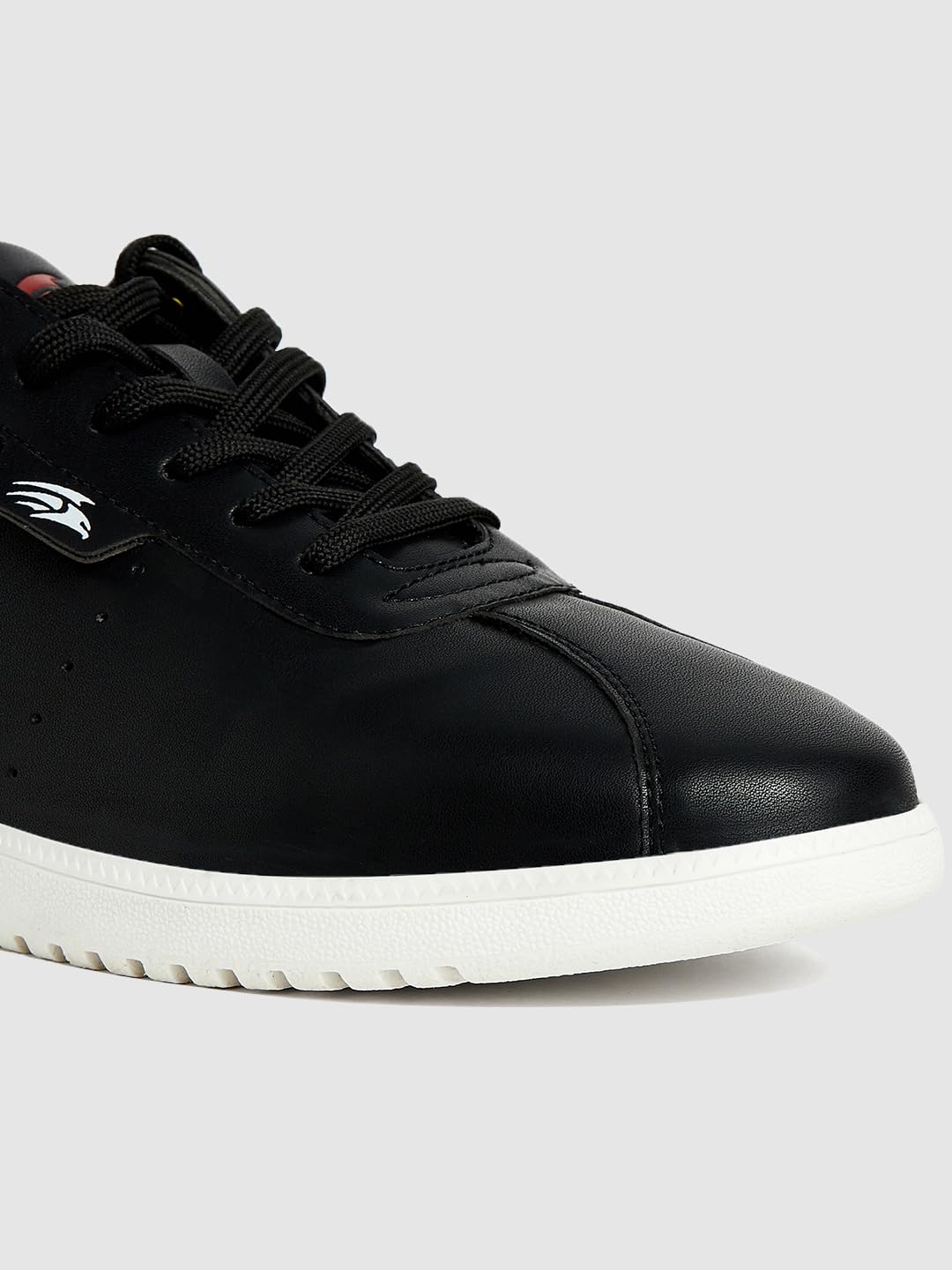 PERF Men's White Sneakers - Stylish & Trendy Casual Shoes, PU Upper, TPR Sole, Super Comfortable, Lightweight Fashion Sneakers