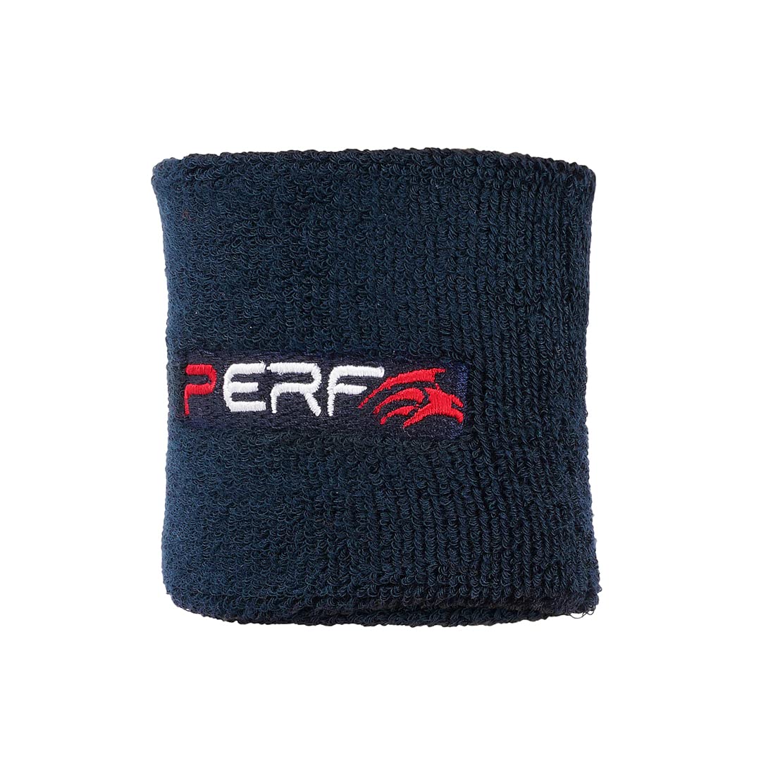 Perf Wrist Band for Men & Women 3 Inch - Wrist Sweat Band for Workout Tennis Cycling, Gym, Badminton, Football, Basketball, Sweat Absorbent Stretchable Wrist Supports Bands (Red)