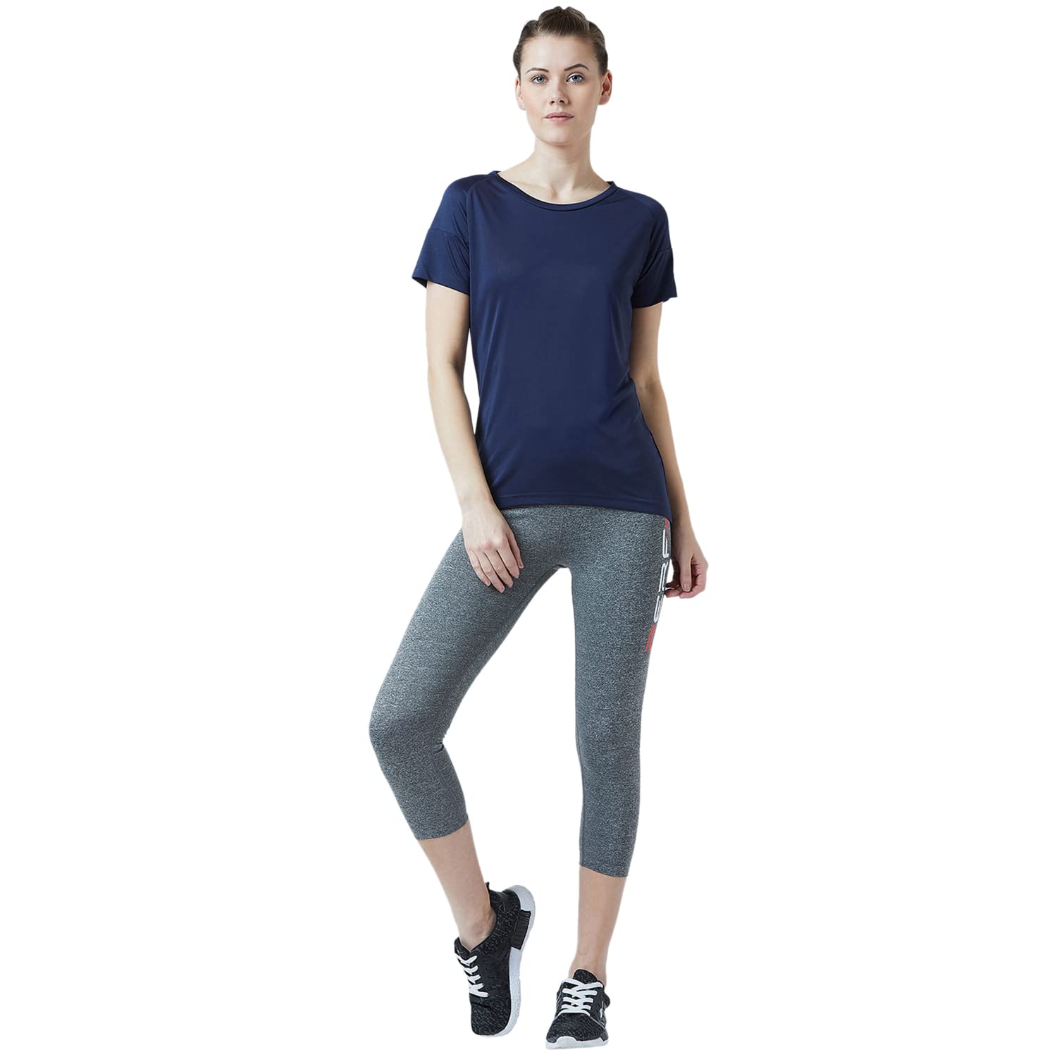 PERF Regular Fit Half Sleeve T-Shirt for Women (PWTFW17027)