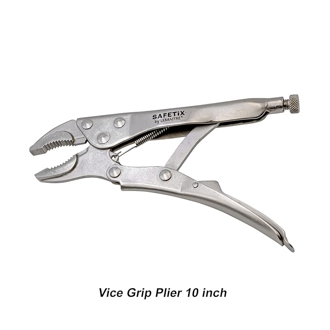 PERF VICE GRIP PLIER 10 Inch – Drop Forged, Hardened & Tempered, Chrom ...