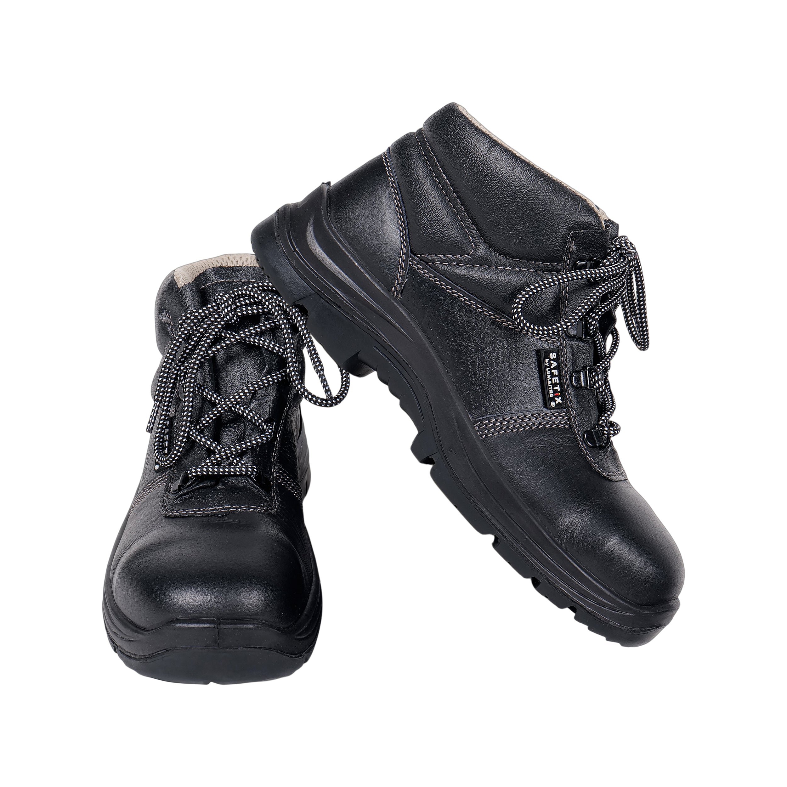 PERF Nexter High Ankle Sports Safety Shoes for Men | Steel Toe Cap | Kevlar Midsole | Heat Resistant 300°C | Anti-Slip PU/Rubber Sole | Lightweight Industrial Work Shoes