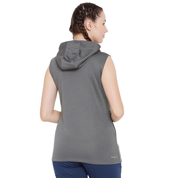 Women Solid Sleeveless Sweatshirt for Perfect for Layering & Bold Looks