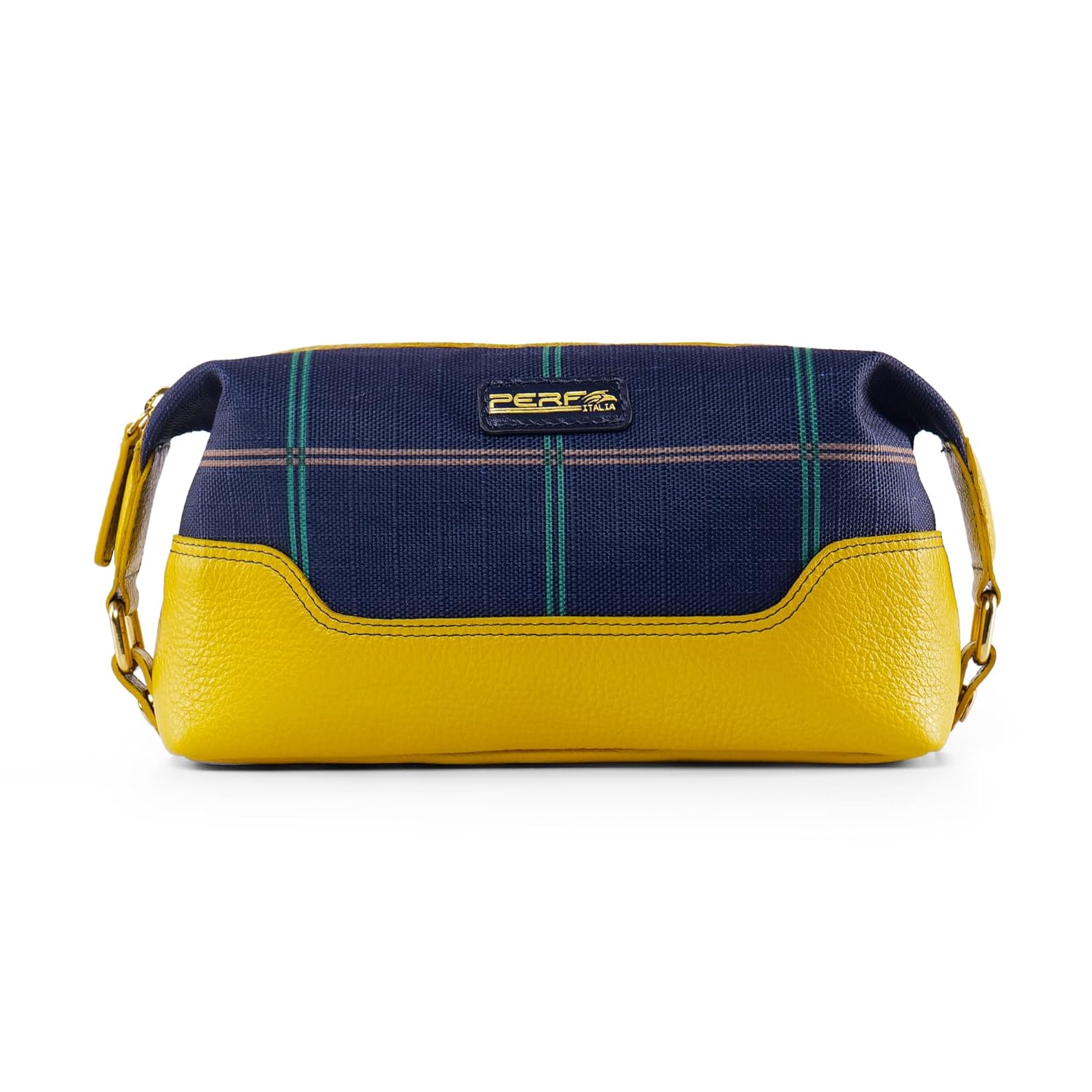 CHK NAVY/ YELLOW