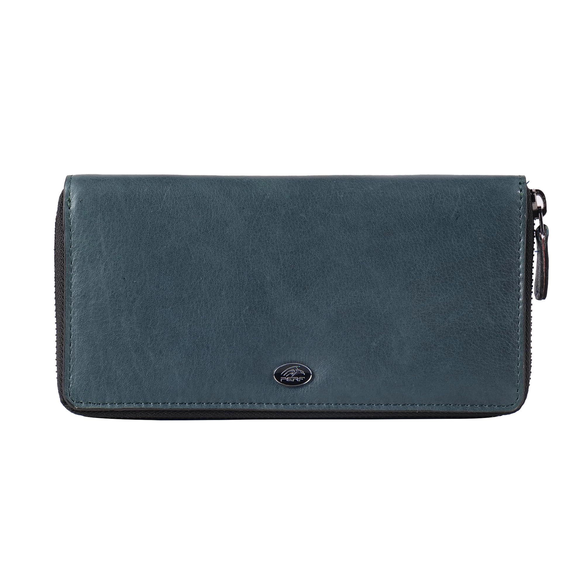 PERF Women’s Genuine Leather Wallet | Classic Solid Design Hand Purse | Sleek & Elegant Finish | Premium Feel & Durable Build