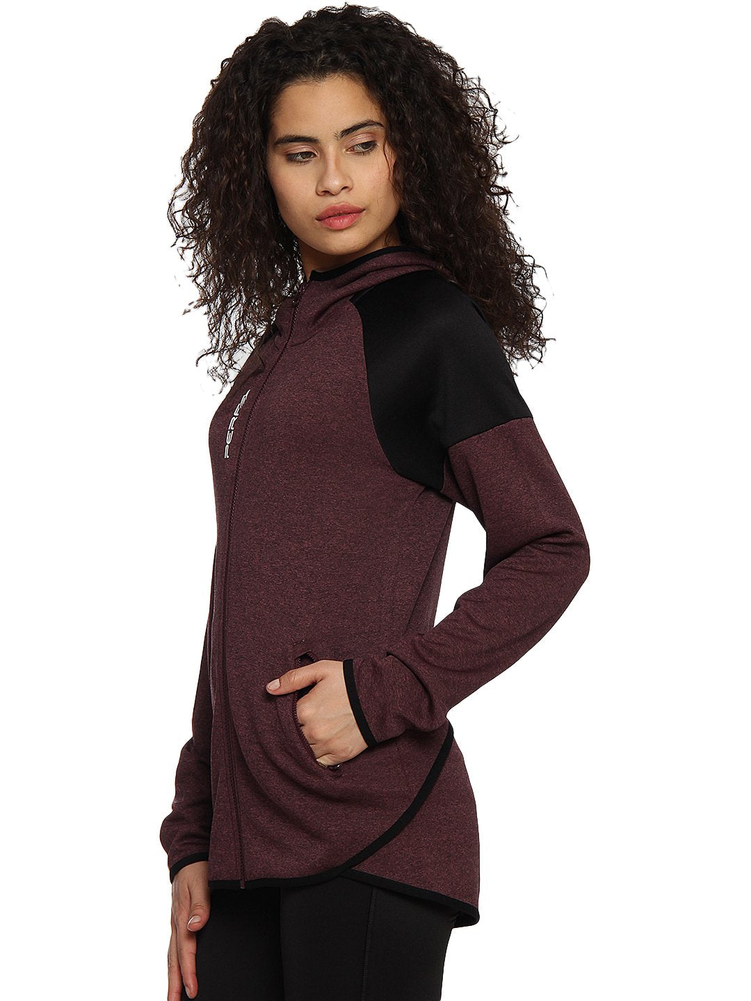 PERF Cationic Printing Crook Hoodie Jacket For Women