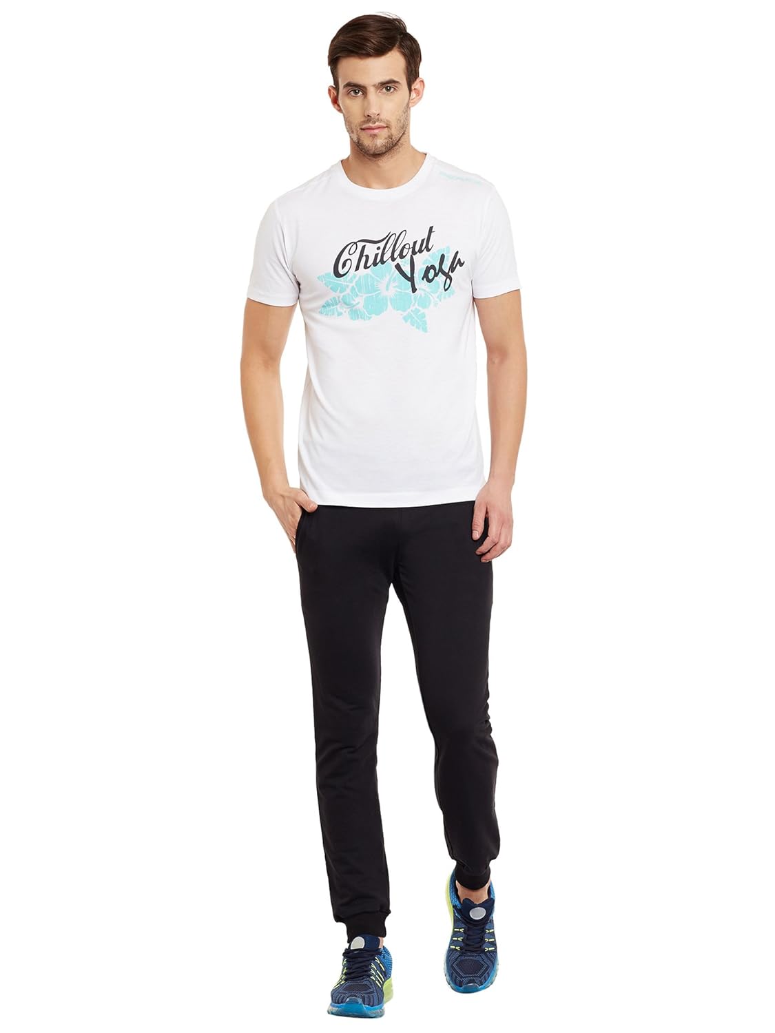 PERF Cotton Regular Fit Yoga Tshirt for Men