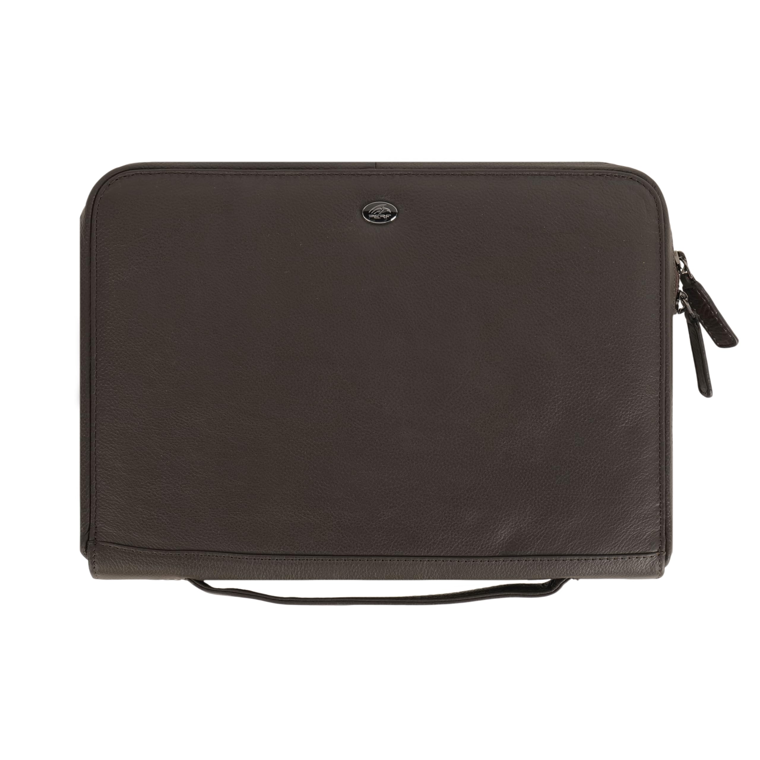 PERF Genuine Leather Portfolio Case | Multipurpose Document Holder, Certificate Folder, iPad & Stationery Organizer | Premium Finish for Office & Travel