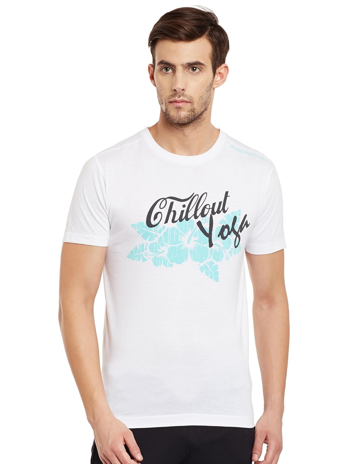 PERF Cotton Regular Fit Yoga Tshirt for Men