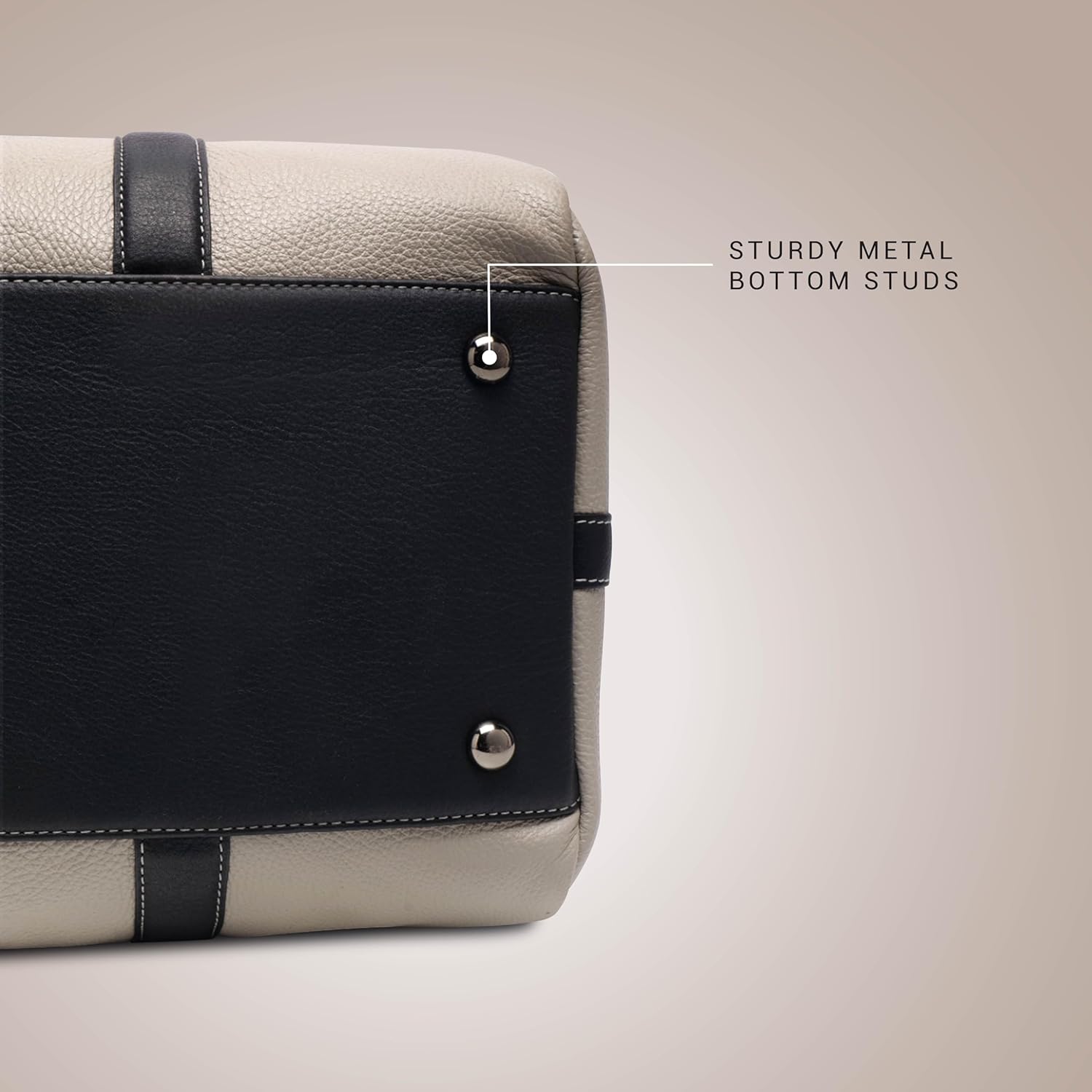 PERF Unisex Duffle Bag | Genuine Leather Multipurpose Travel & Gym Bag | Spacious Weekend Carry Bag | 35L Capacity | L 19 x W 10.2 x H 11 inches