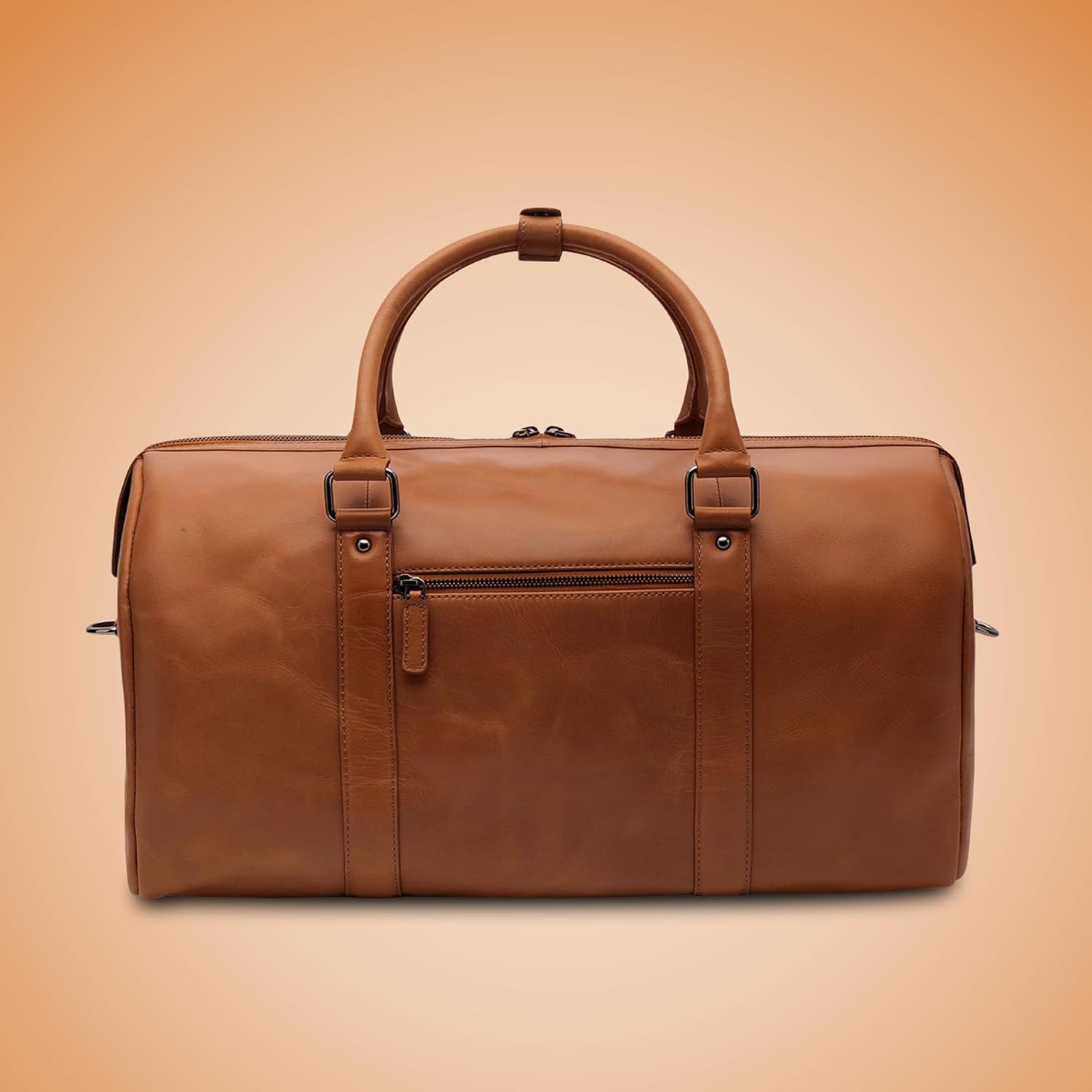 PERF Unisex Duffle Bag | Multipurpose with Genuine Leather | Travel, Gym & Weekend Bag