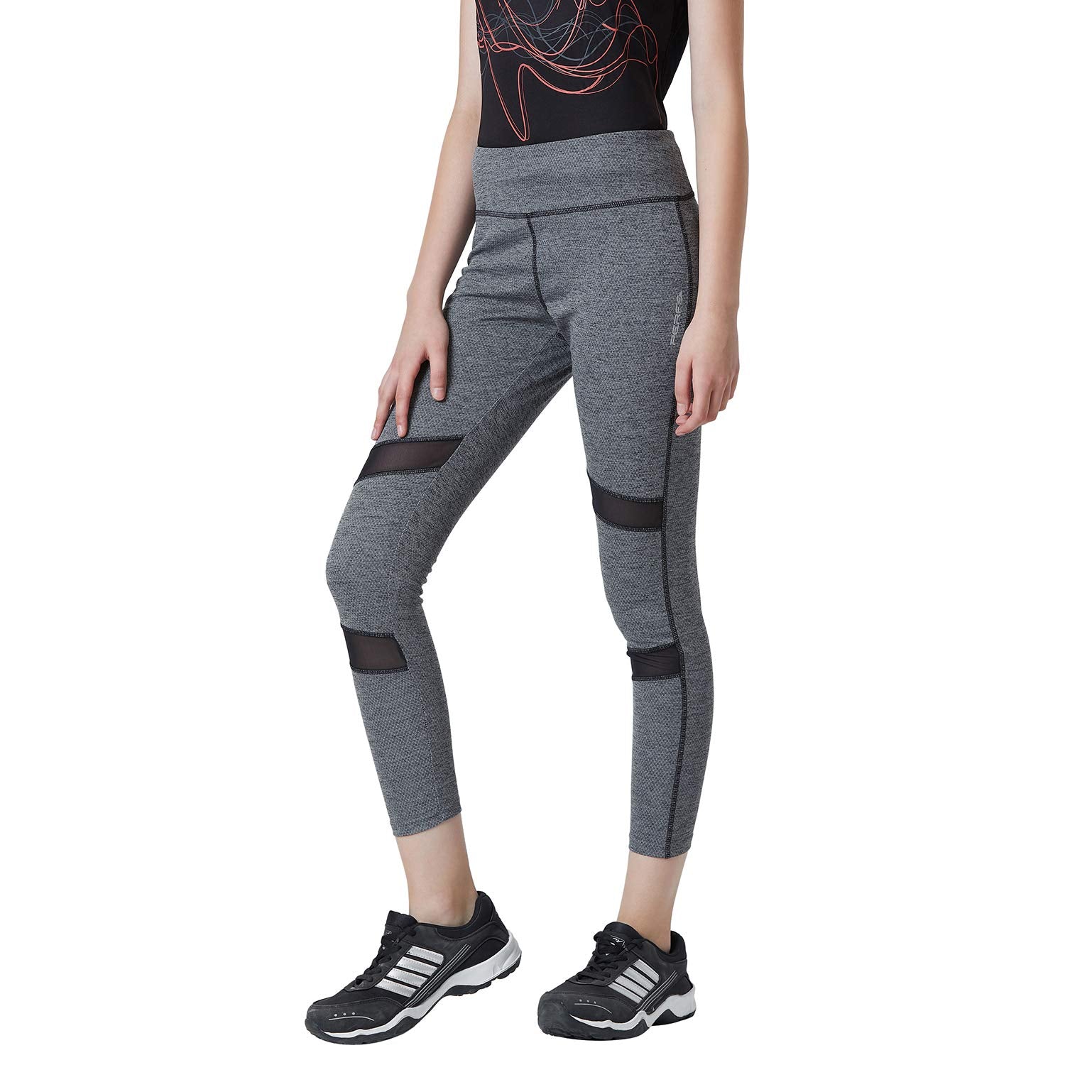 PERF Slim Fit Ankle Length Gym Tights for Women (PWLFW1801)
