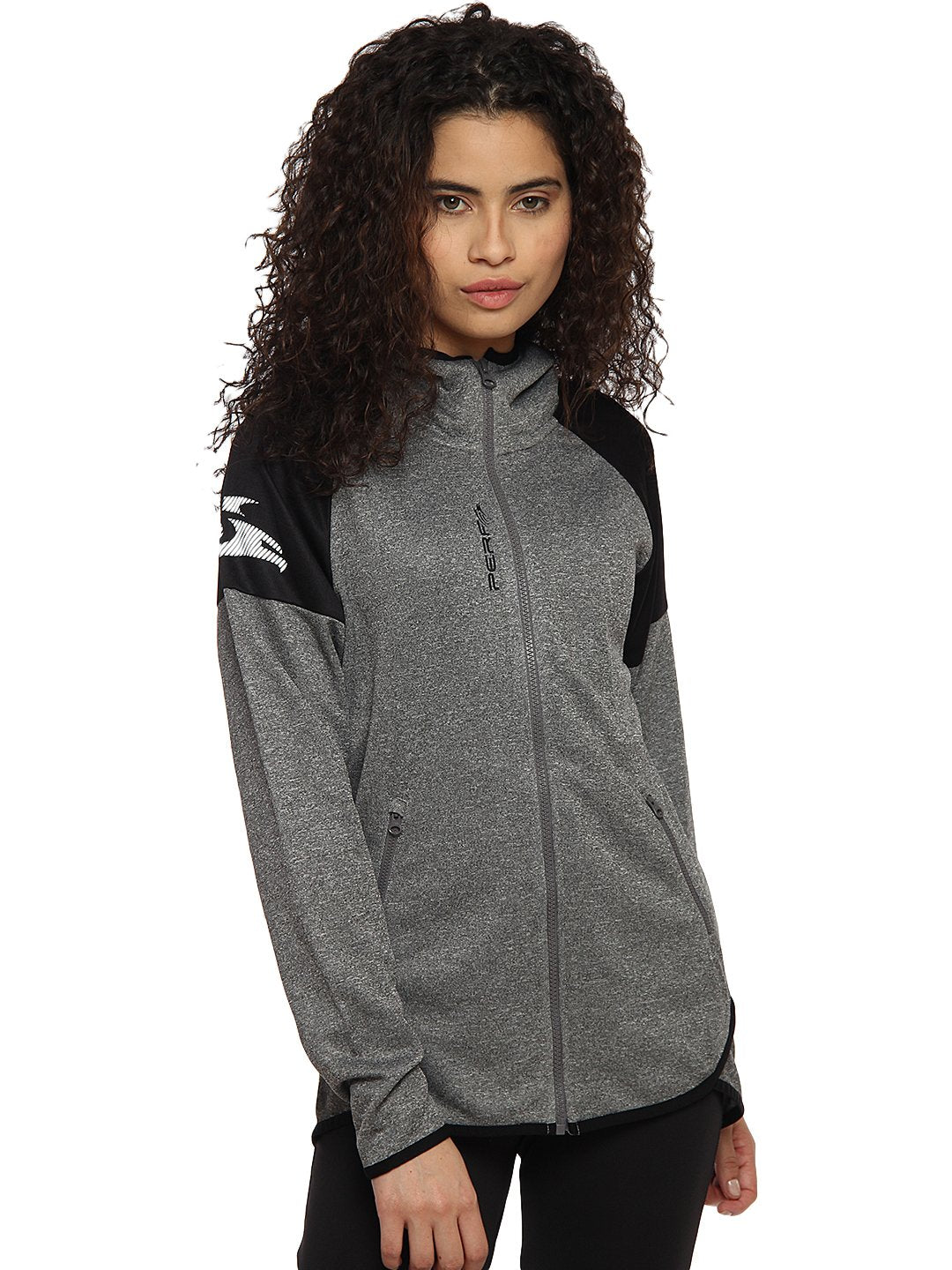 PERF Cationic Printing Crook Hoodie Jacket For Women