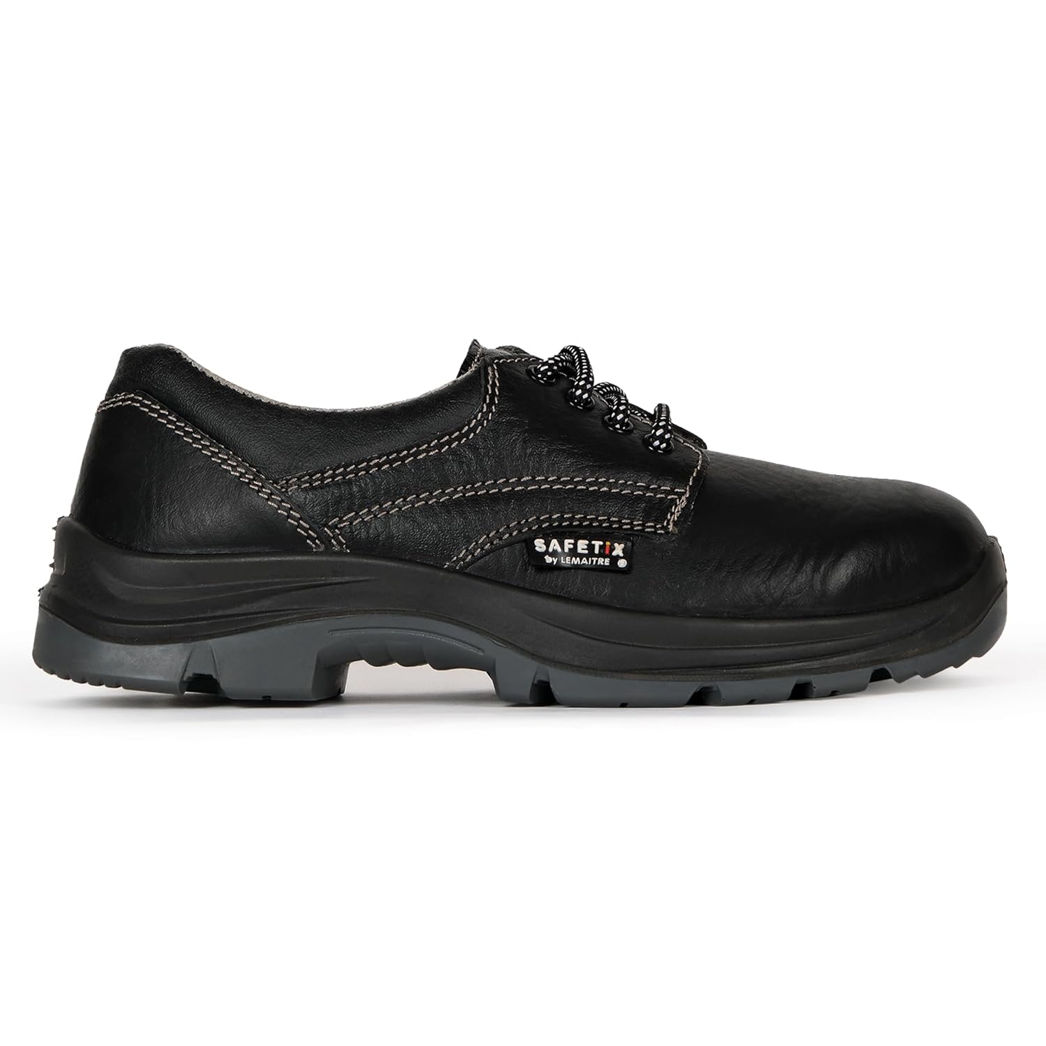 PERF HERMES Safety Shoe - Premium Steel Toe Work Boots with Breathable Leather, Anti-Slip Sole, and Antibacterial Lining for Industrial and Construction Safety