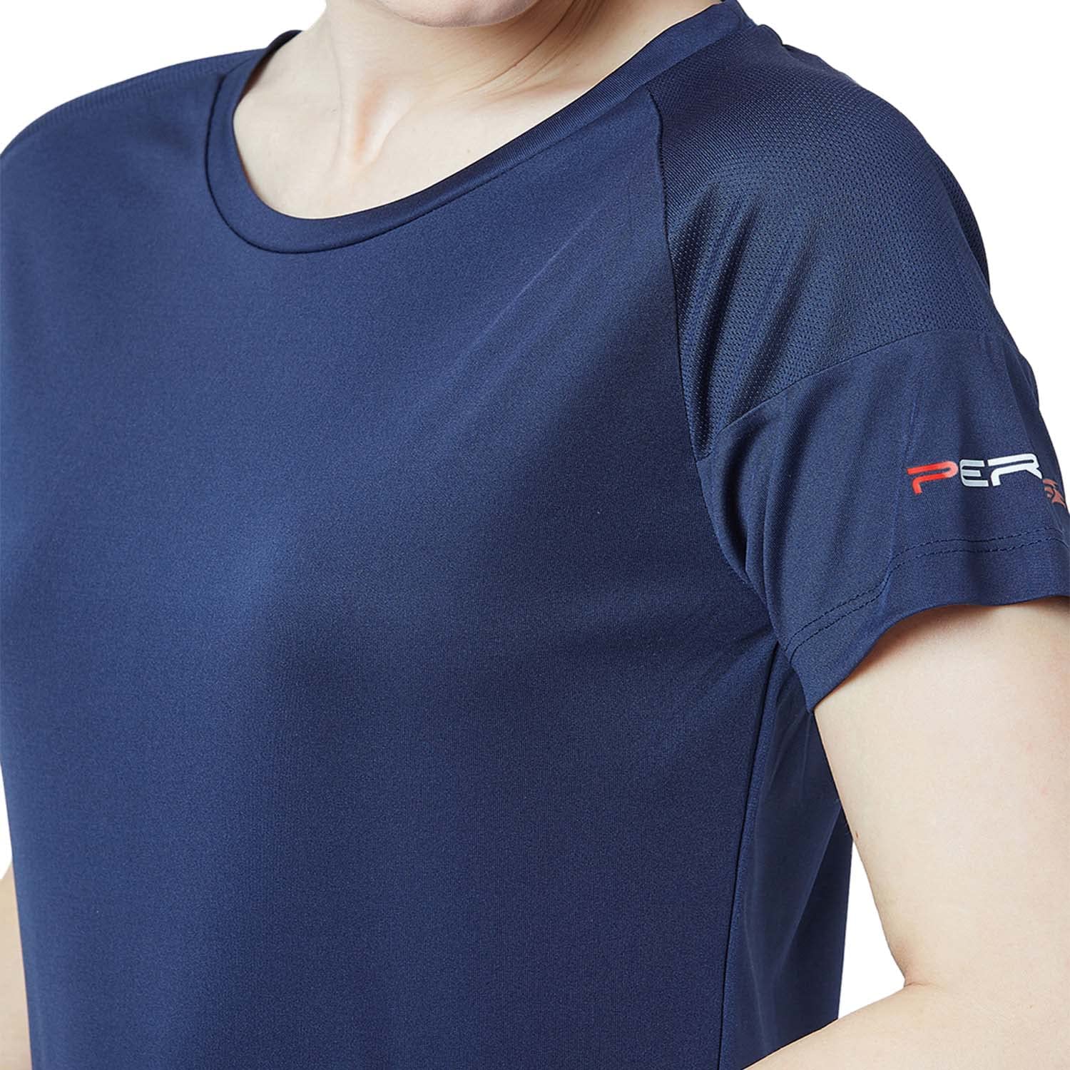PERF Regular Fit Half Sleeve T-Shirt for Women (PWTFW17027)