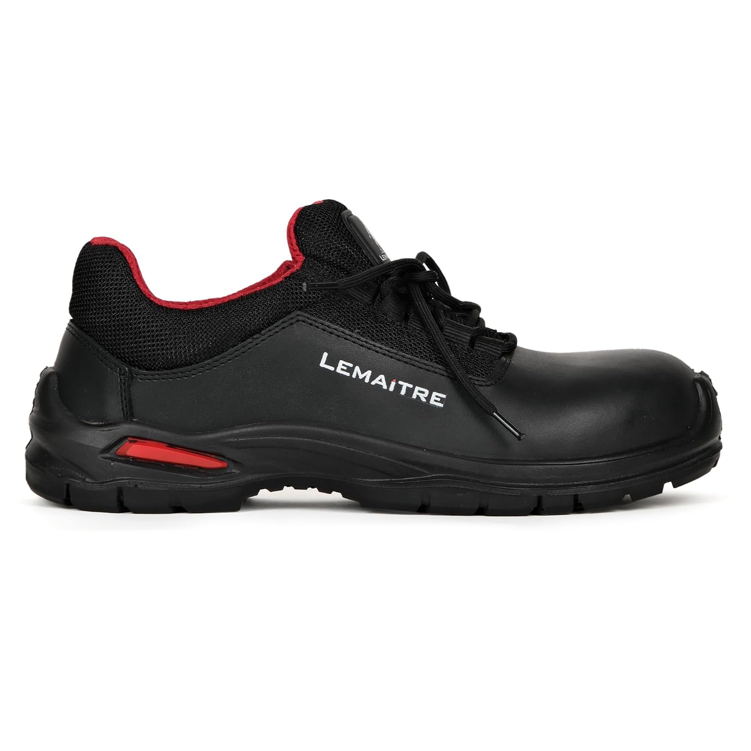 PERF Lemaitre Ace Water-Repellent Leather Safety Shoes for Men | Fiber Glass Toe Cap | Oil Resistant Sole | PU Footbed for All-Day Comfort