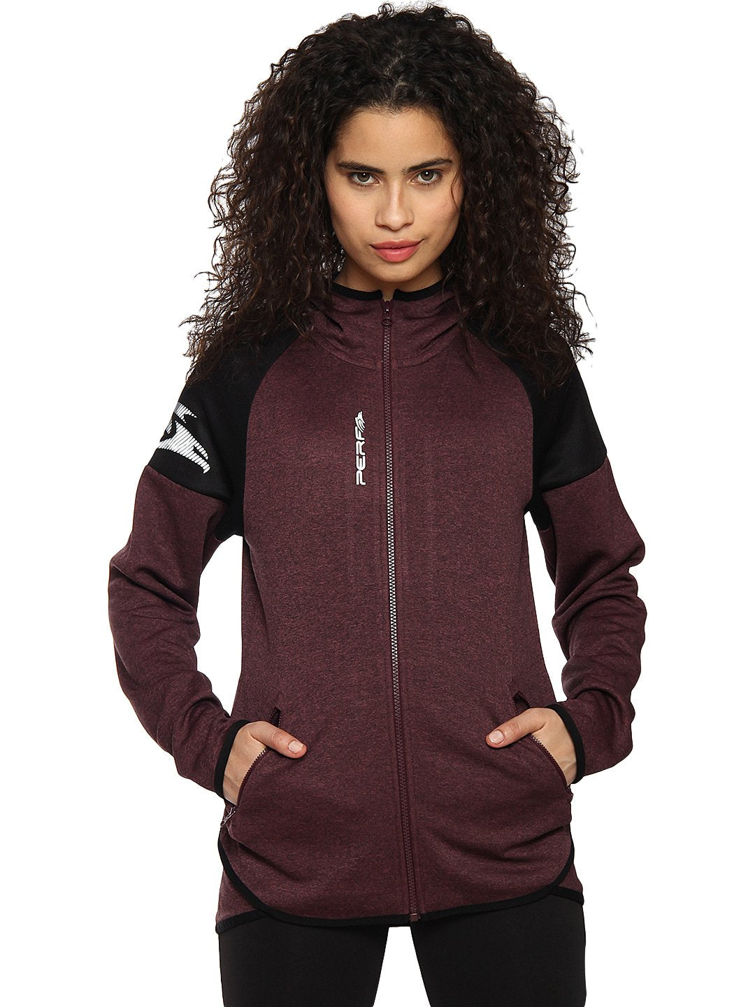 PERF Cationic Printing Crook Hoodie Jacket For Women