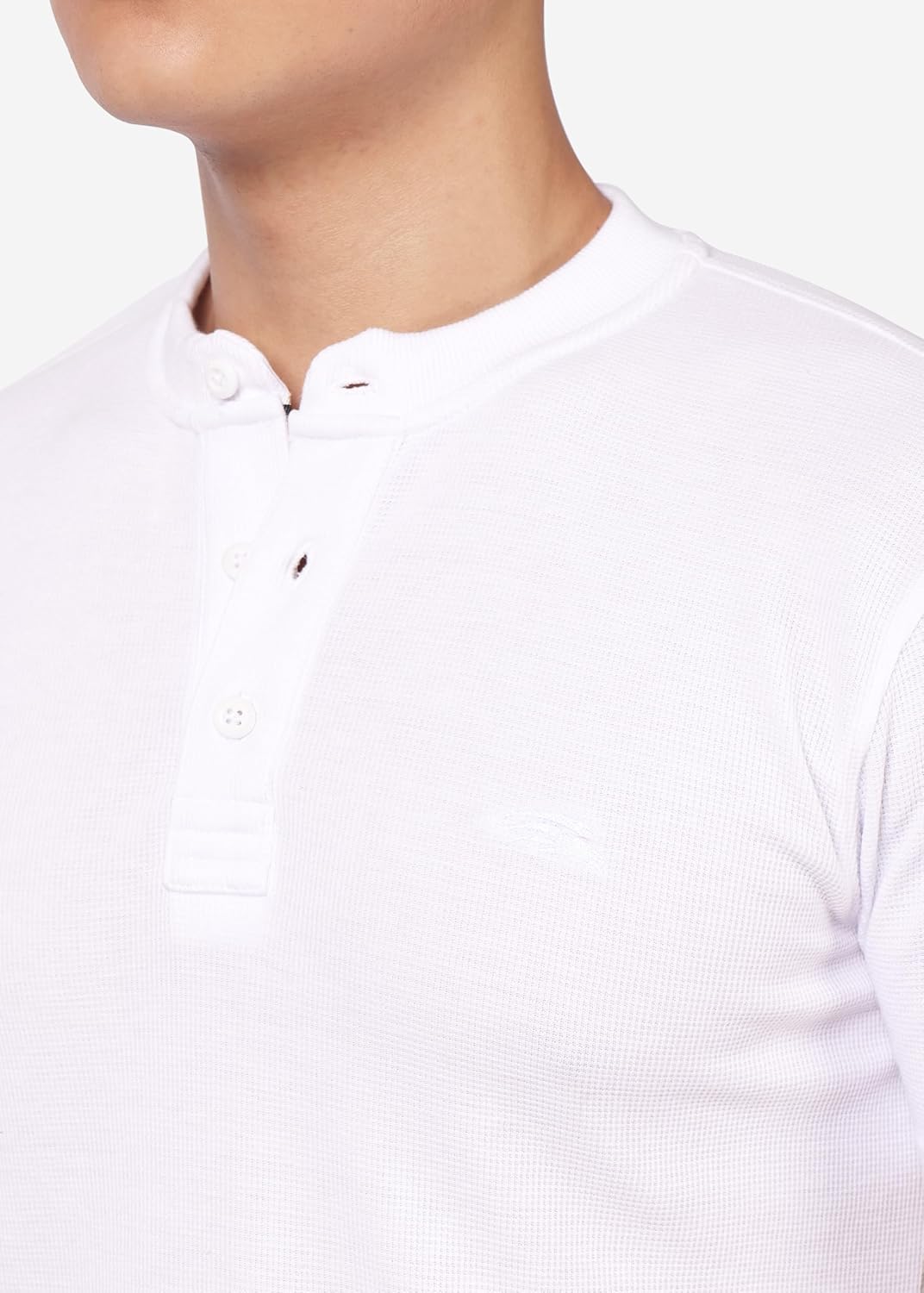 PERF Men's Henley Neck T-Shirt | Cotton Blend Casual Slim Fit Shirt | Half Sleeve Stylish Everyday Tee