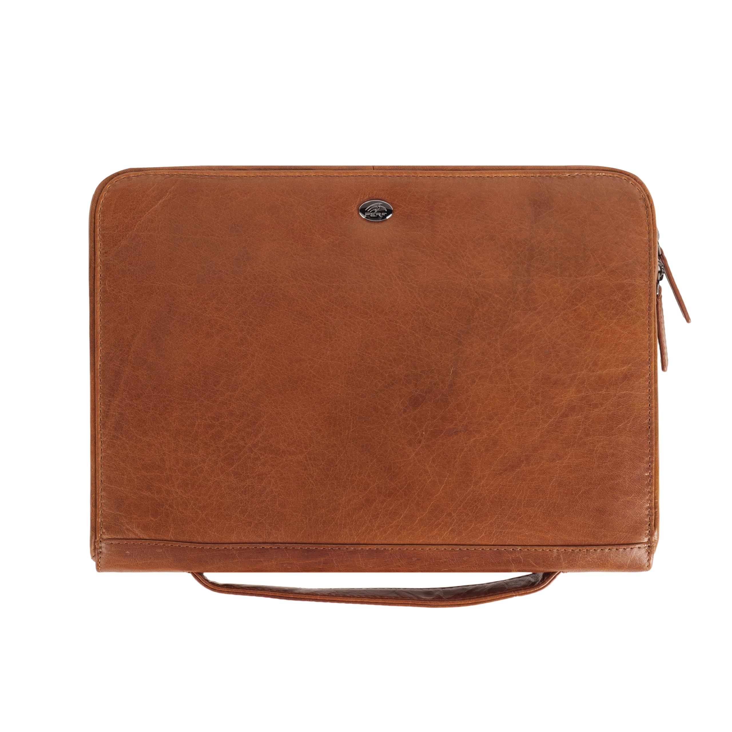 PERF Genuine Leather Portfolio Case | Multipurpose Document Holder, Certificate Folder, iPad & Stationery Organizer | Premium Finish for Office & Travel