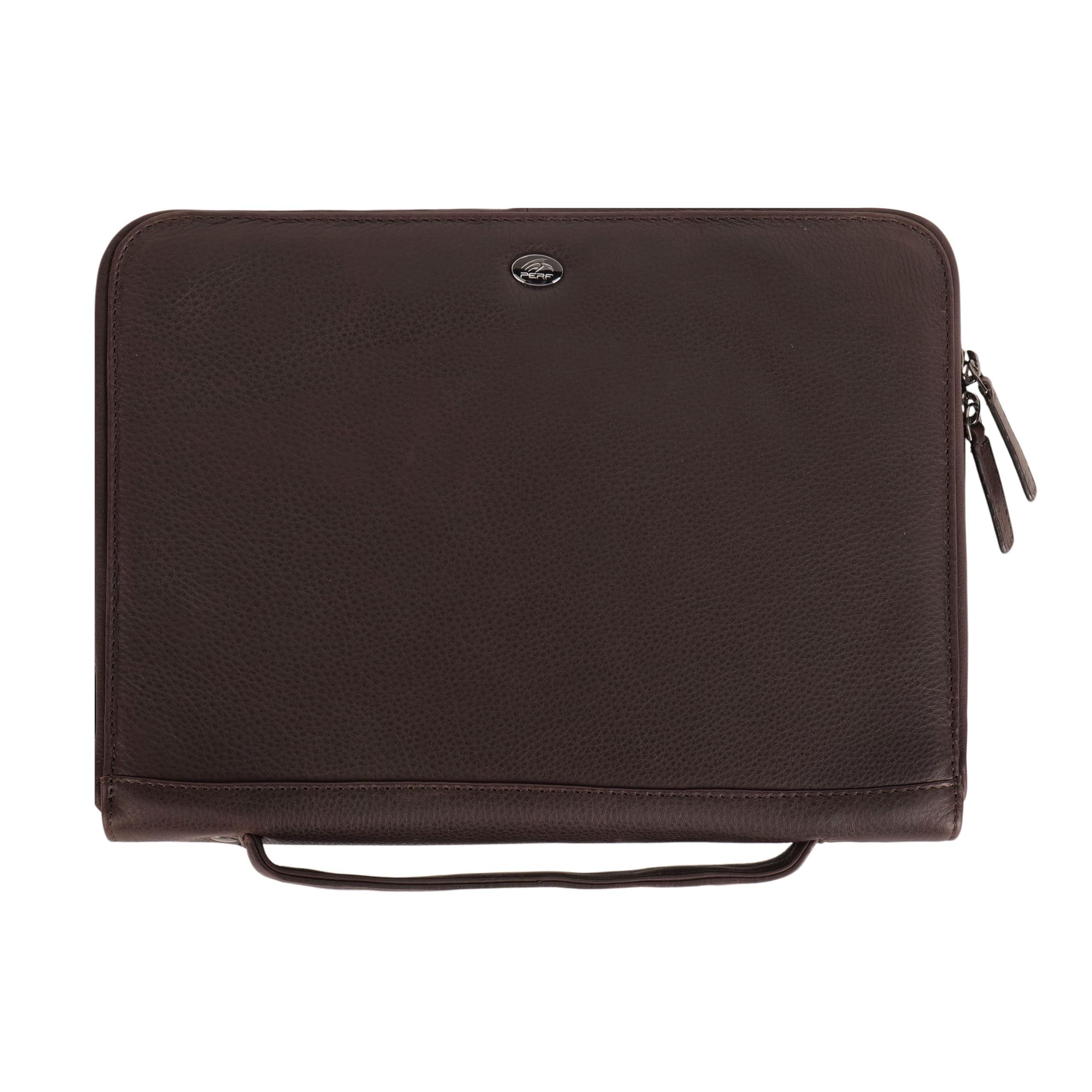 PERF Genuine Leather Portfolio Case | Multipurpose Document Holder, Certificate Folder, iPad & Stationery Organizer | Premium Finish for Office & Travel