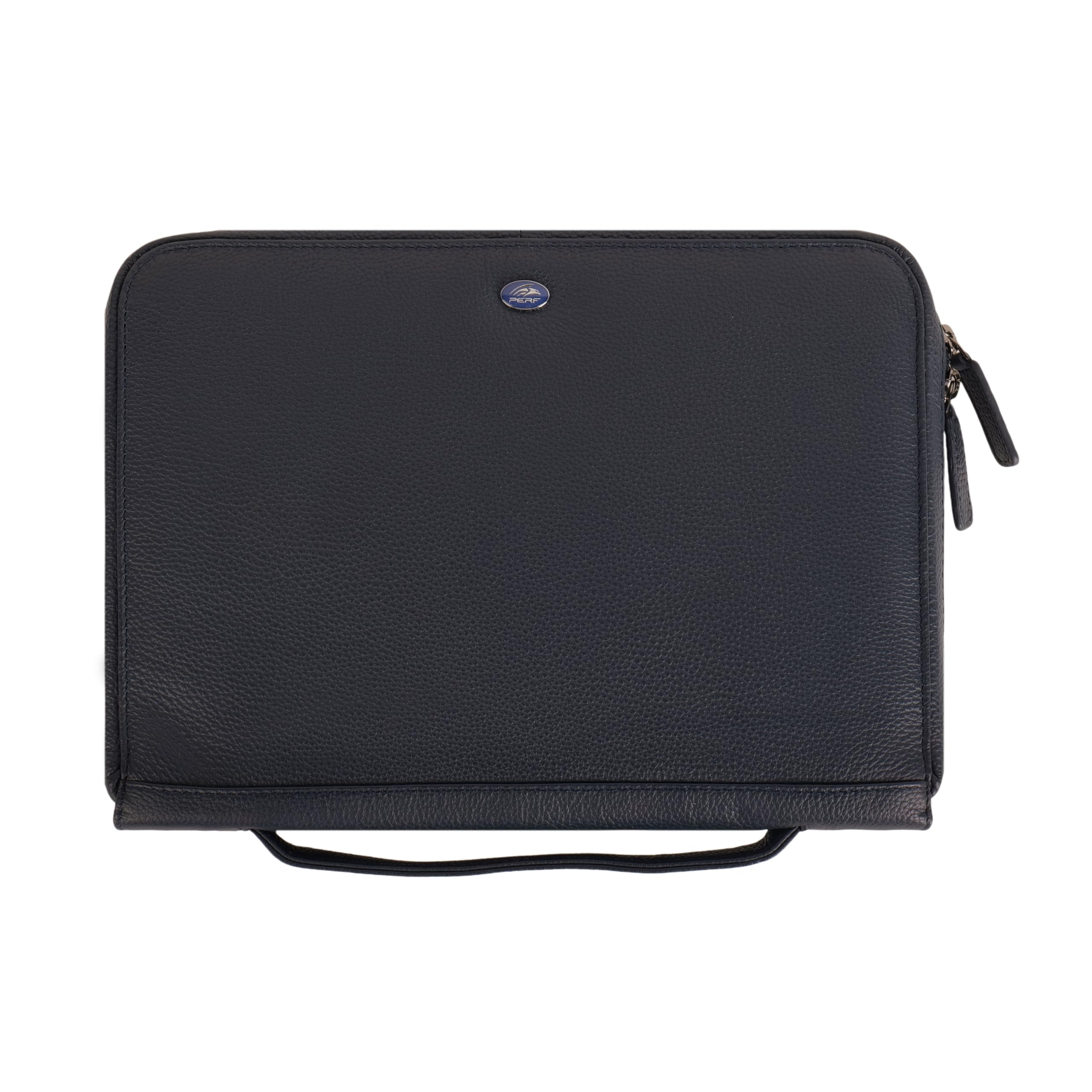PERF Genuine Leather Portfolio Case | Multipurpose Document Holder, Certificate Folder, iPad & Stationery Organizer | Premium Finish for Office & Travel